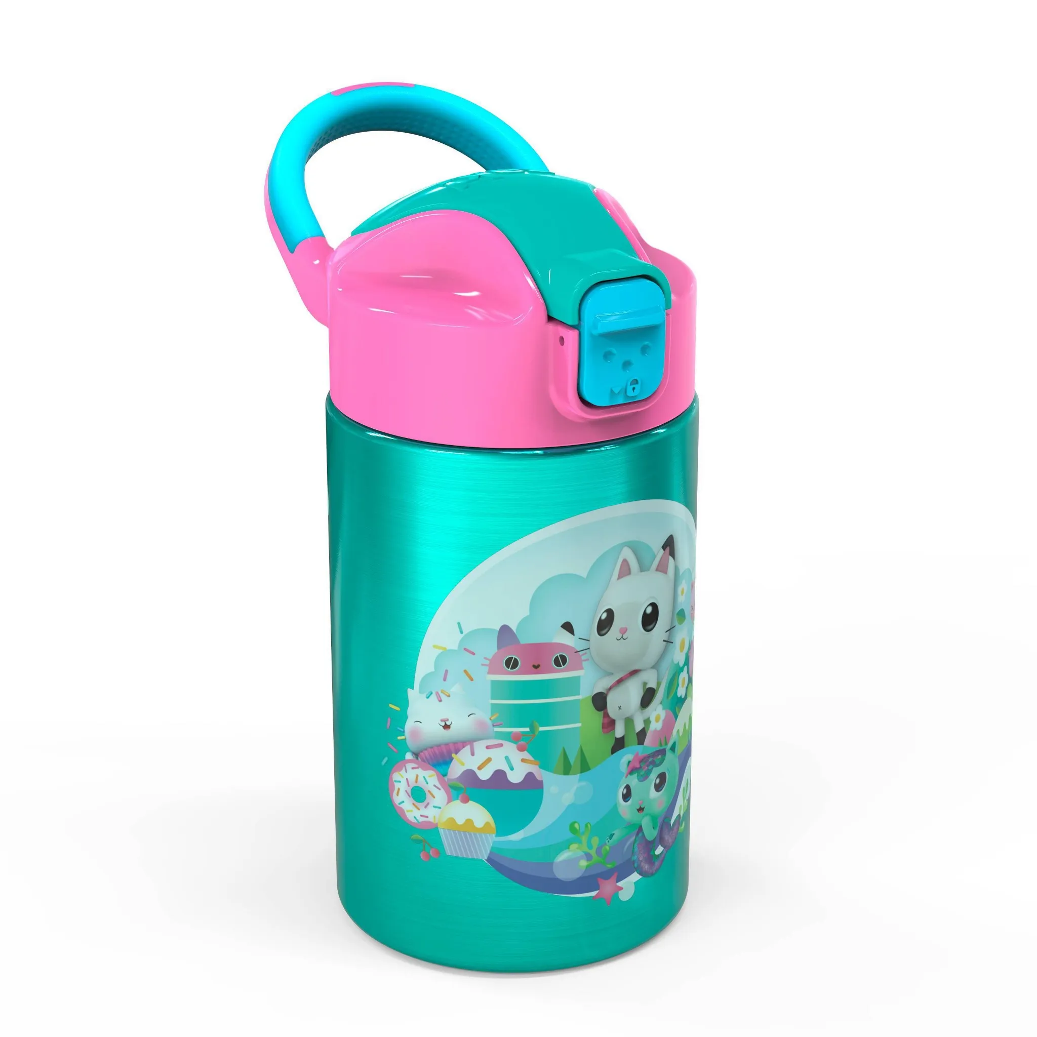 Gabby's Dollhouse 14oz Stainless Steel Double Wall Valiant Bottle - : Kids Water Bottle, Dishwasher-Safe - Kaedas