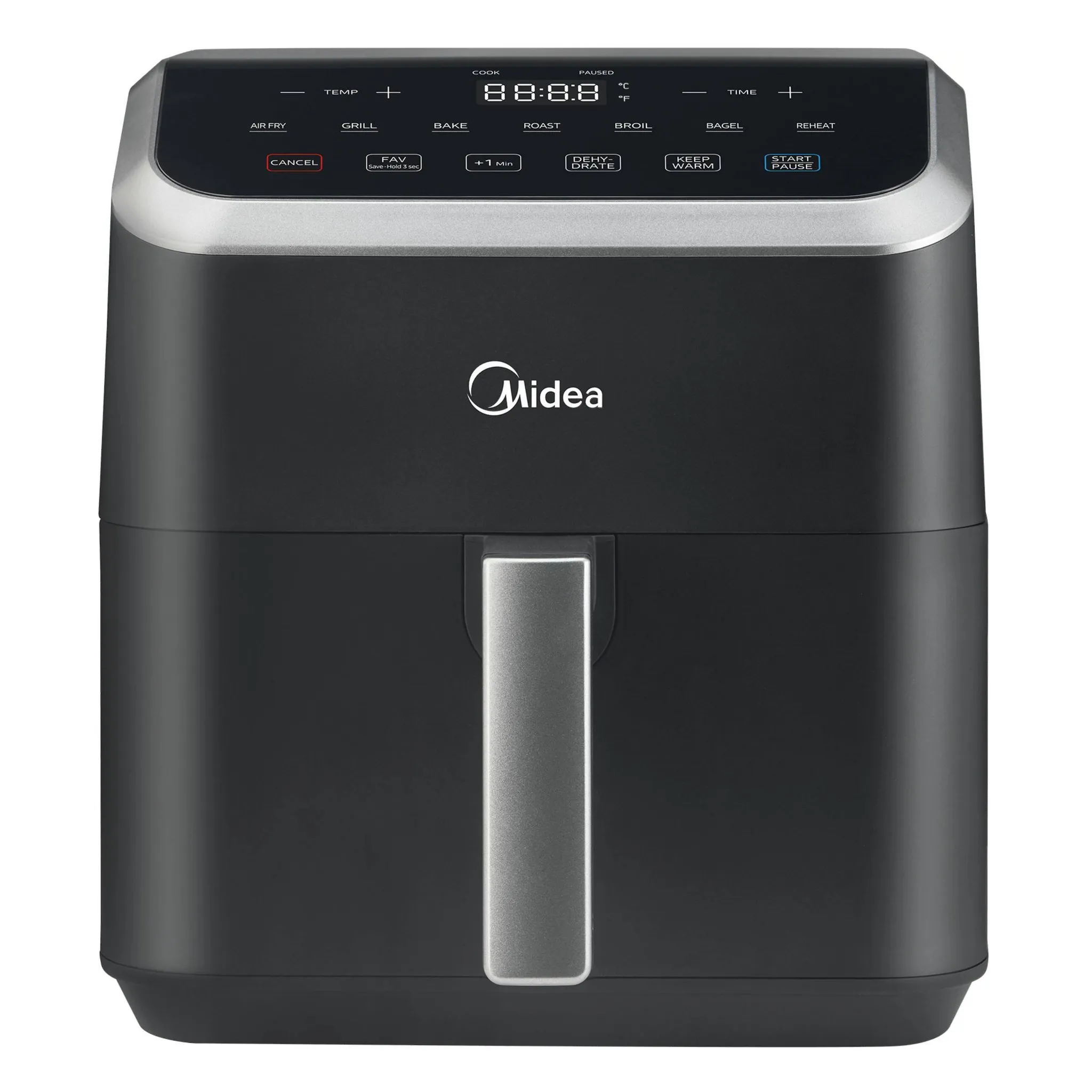 5.5qt HeatXpress Air Fryer Black: 1500W, Dishwasher-Safe Parts - Kaedas