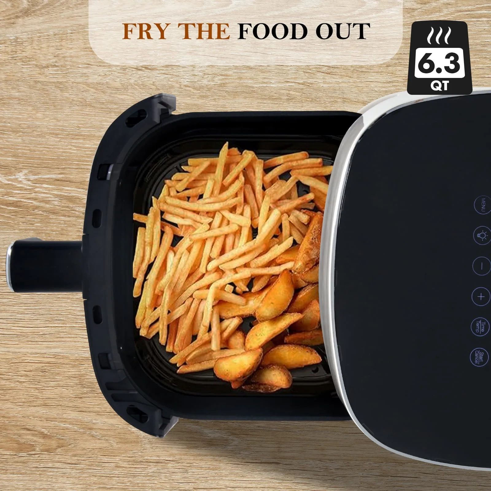 Gianna Air Fryer 6 Quart Capacity - 12-in-1 Multi-Functional Cooking Appliance - Kaedas