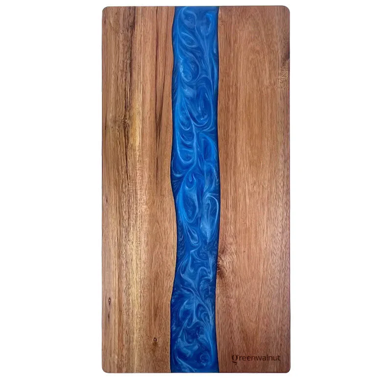 Large Acacia Resin Light Cutting Board & Charcuterie Board - Kaedas