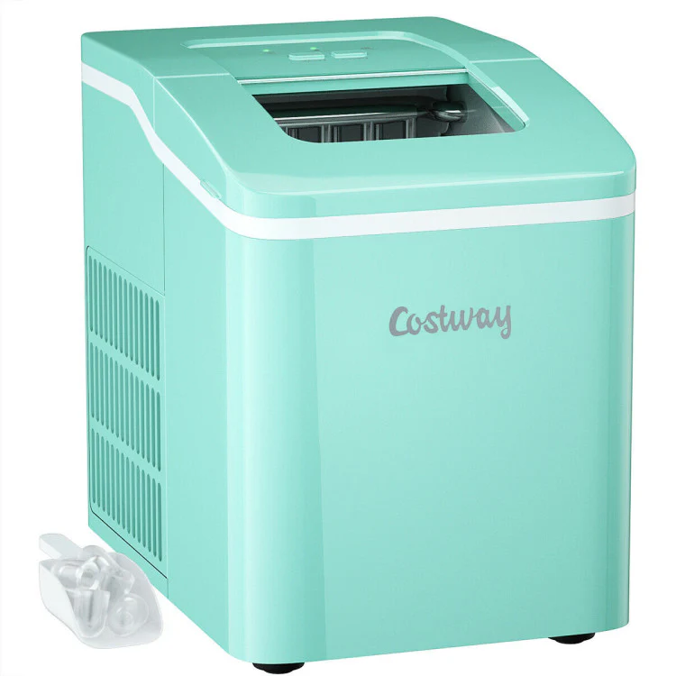 Portable Countertop Ice Maker Machine With Scoop-Green - Kaedas