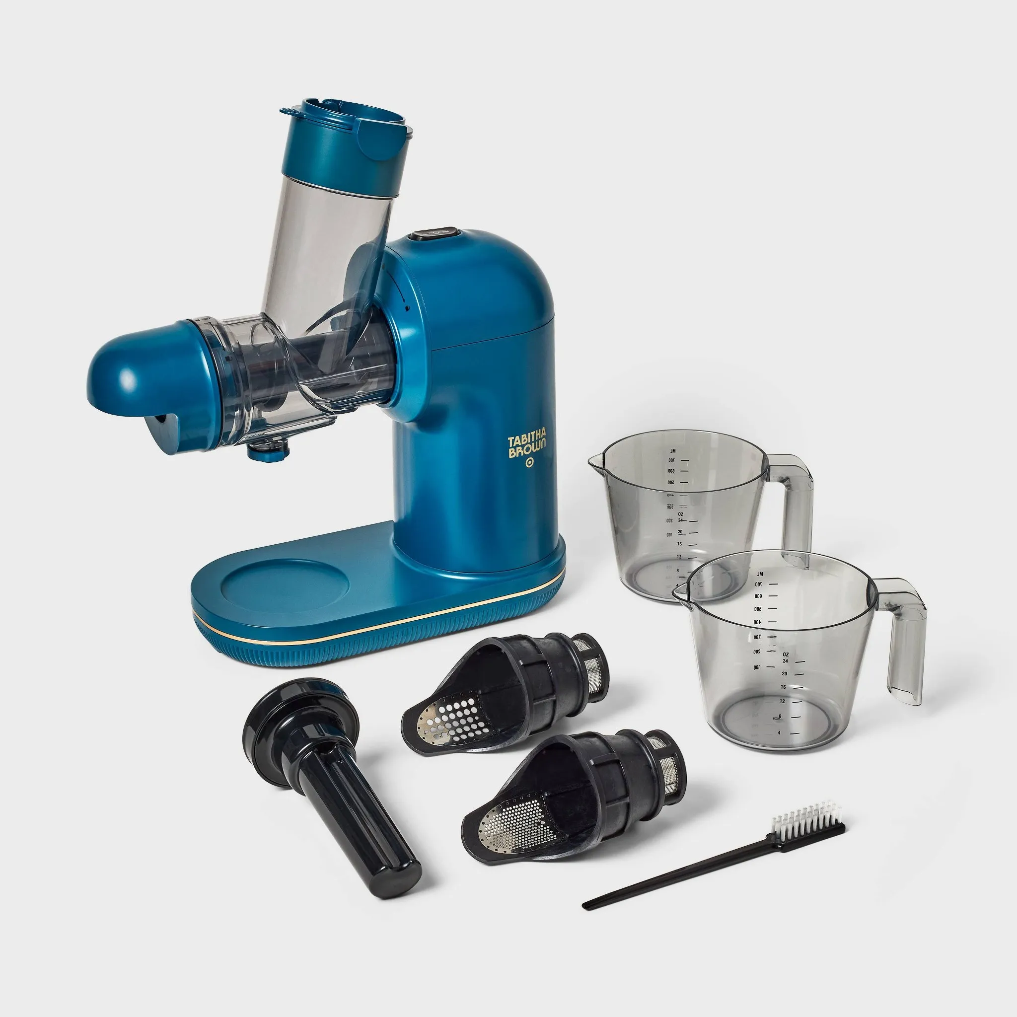 Electric Masticating Juicer - Dark Teal Blue - Kaedas