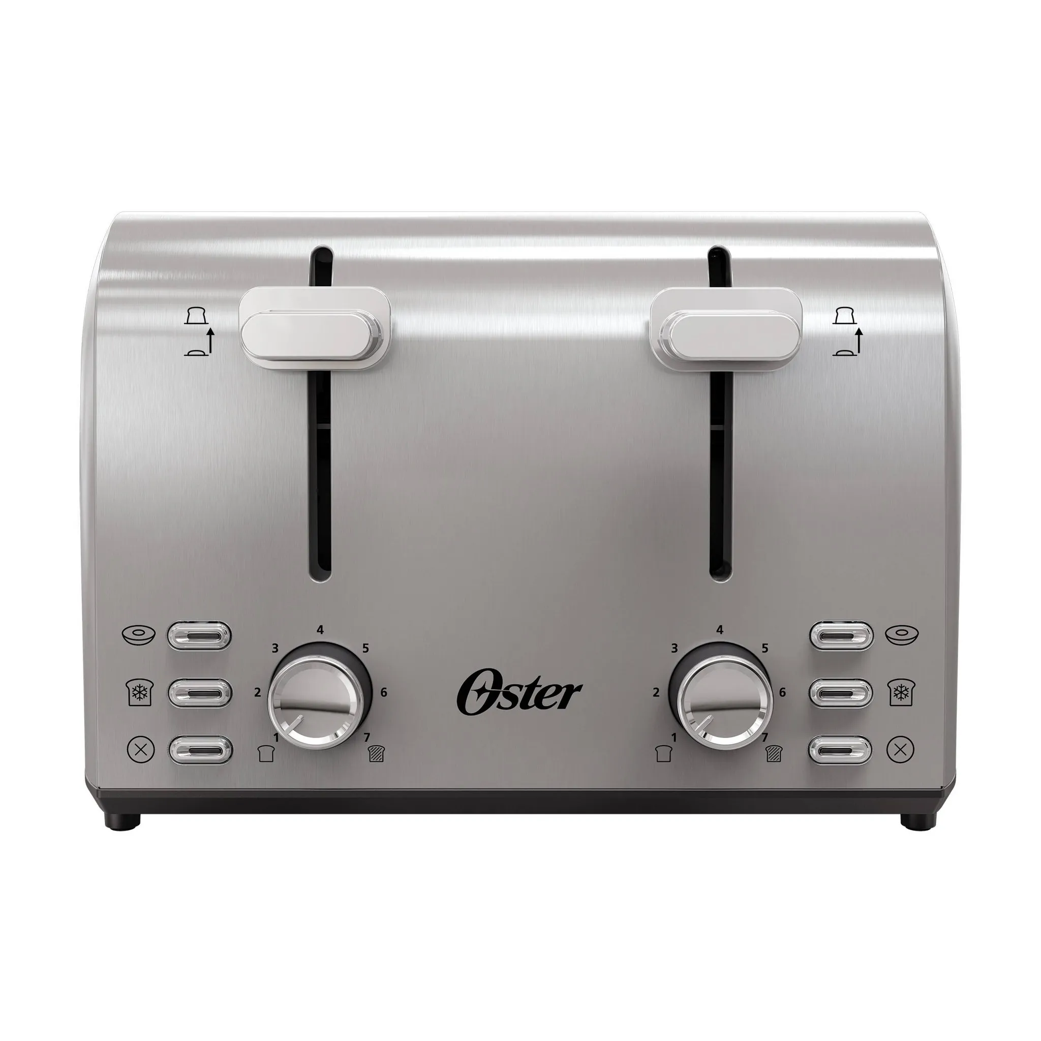 4-Slice Toaster Stainless Steel With Extra-Wide Slots - Kaedas