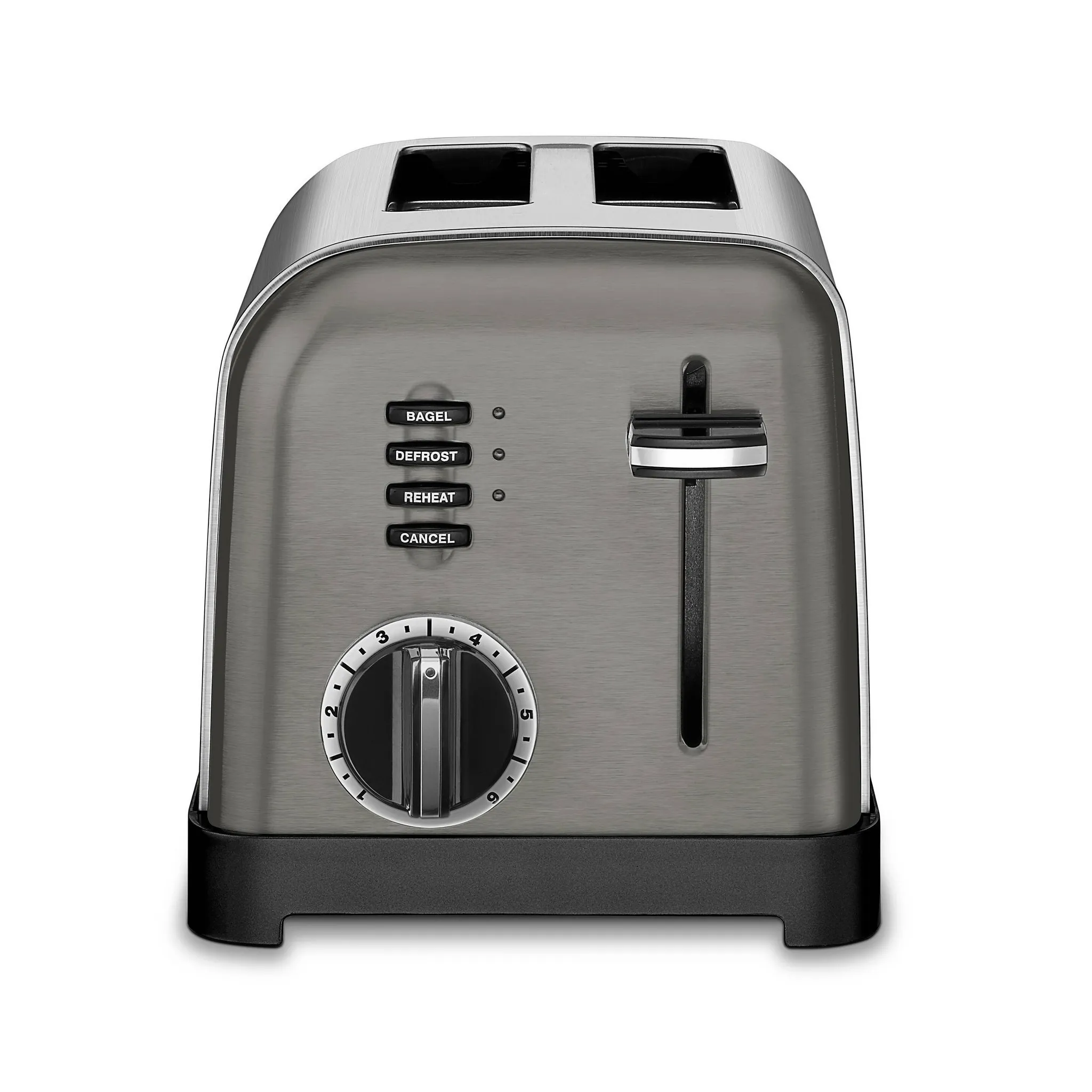 2-Slice Classic Toaster - Black Stainless Steel (See Description) - Kaedas