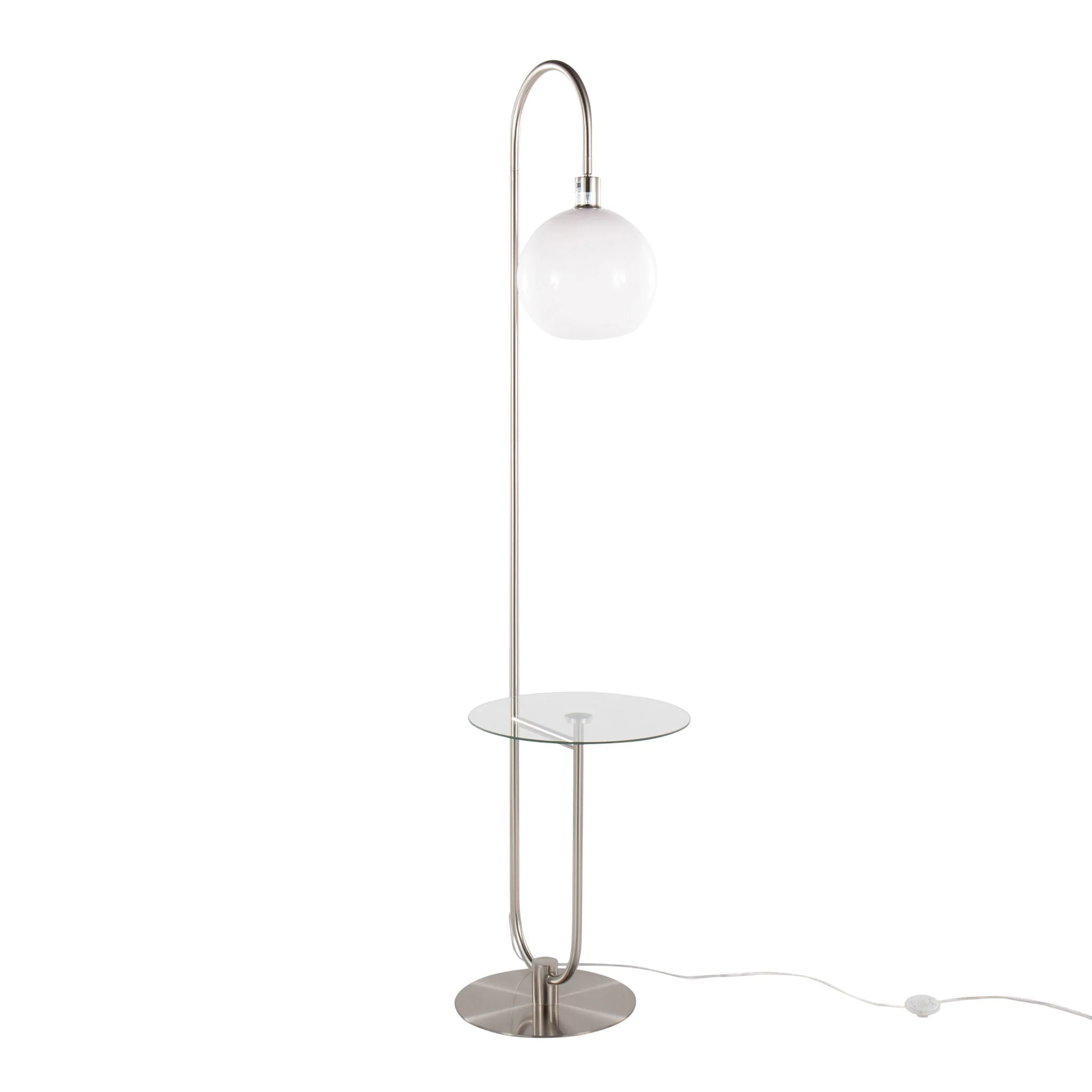 Trombone - Contemporary / Glam Floor Lamp - Kaedas