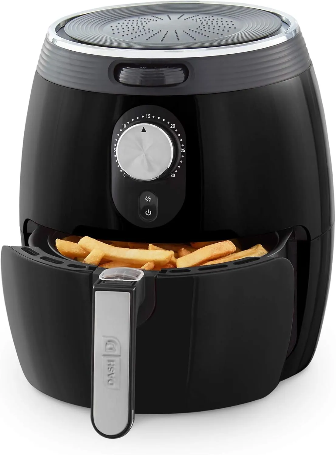 3qt Deluxe Air Fryer - Black - Kaedas