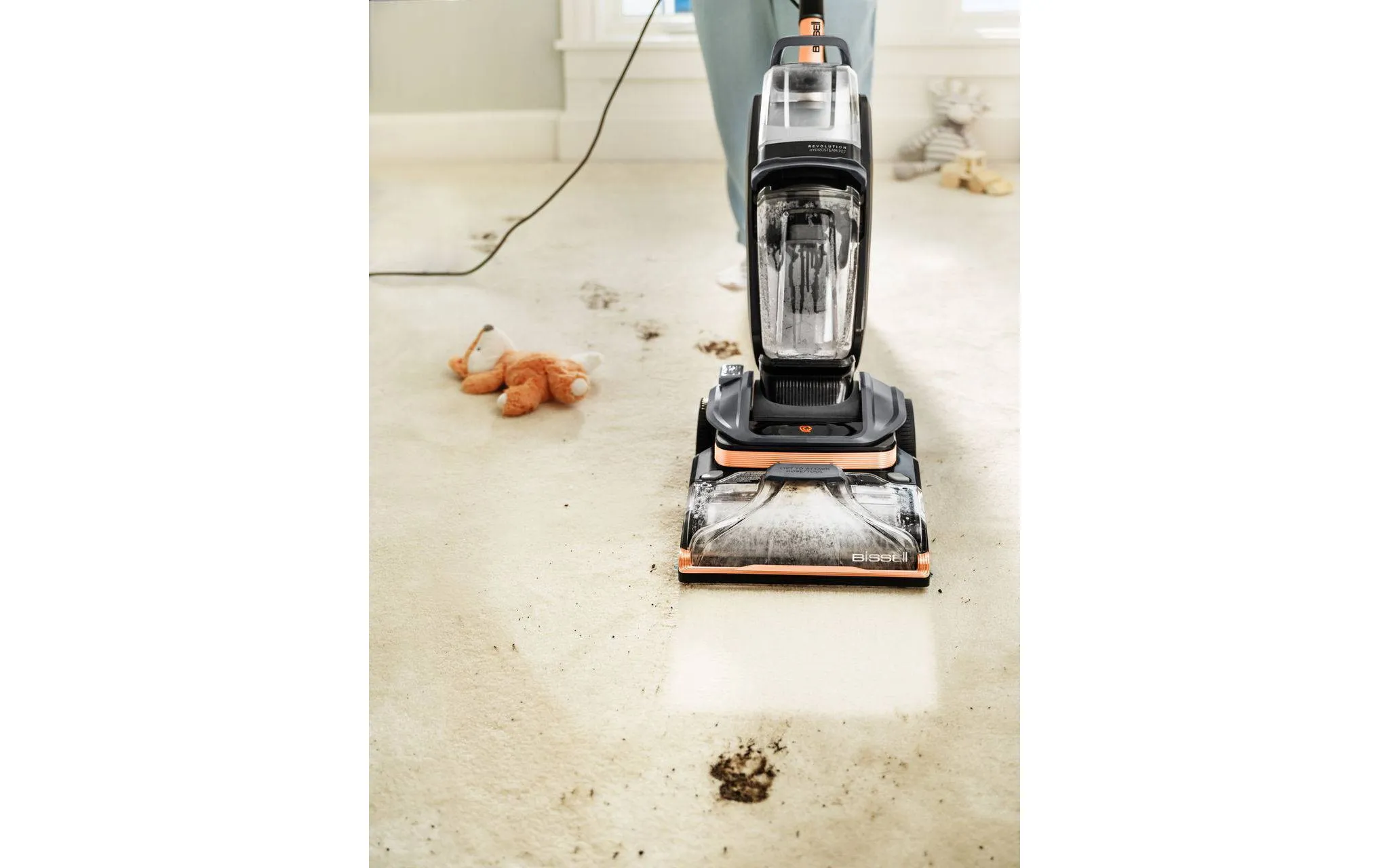Revolution Hydrosteam Pet Corded Upright Deep Cleaner - Titanium/Copper Harbor - Kaedas