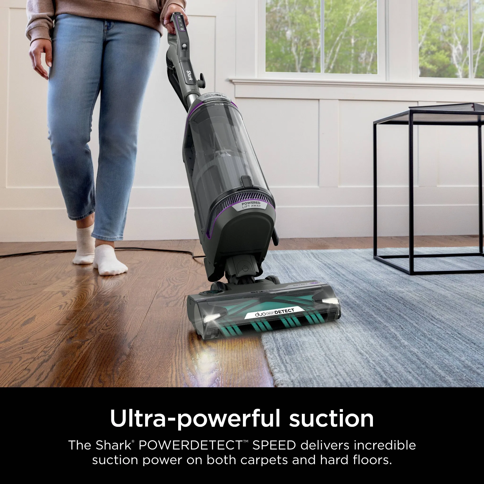 PowerDetect Upright Vacuum with DuoClean Detect Technology and Self-Cleaning Brushroll - Kaedas