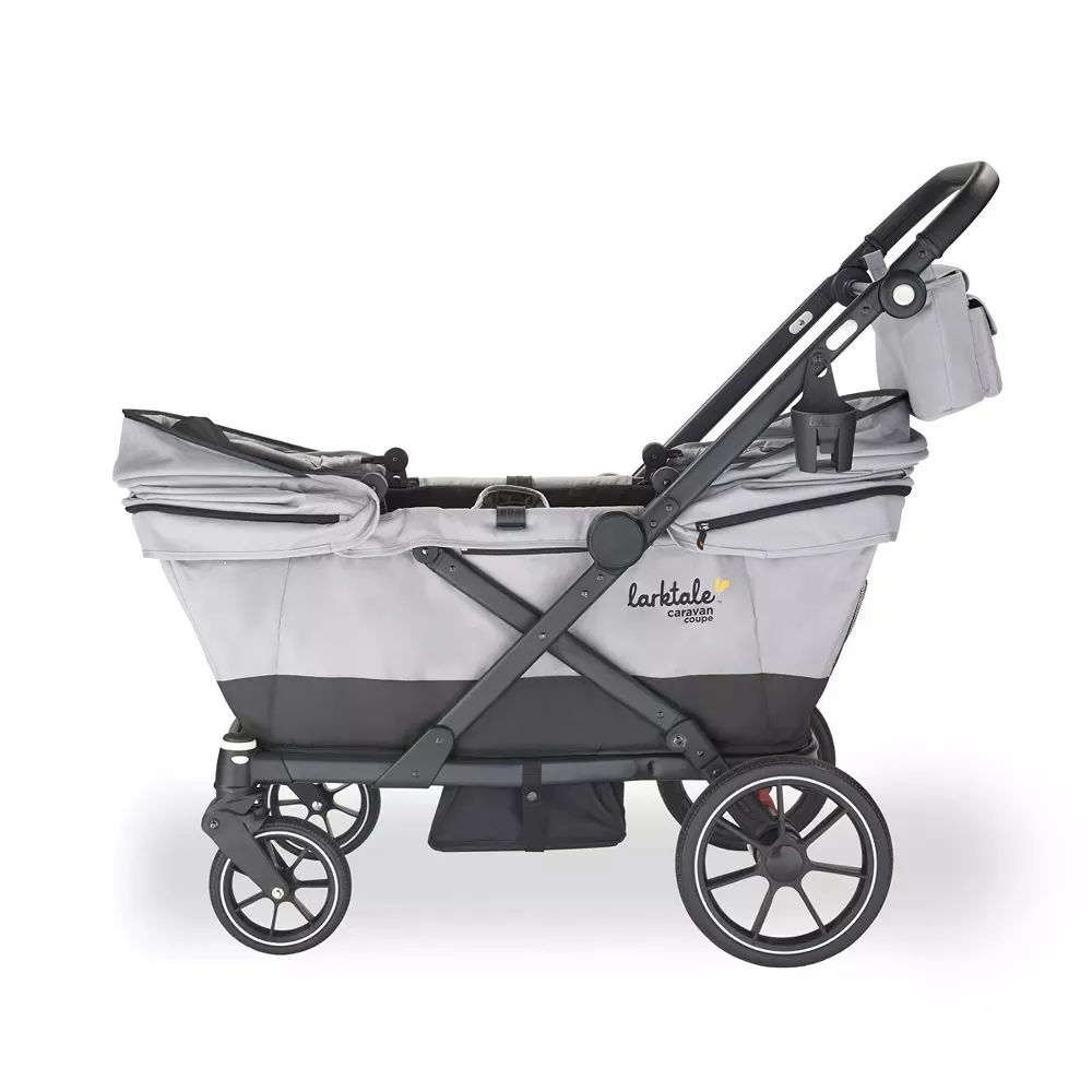 Caravan Coupe V2 Stroller Wagon - Gray/Black - Kaedas