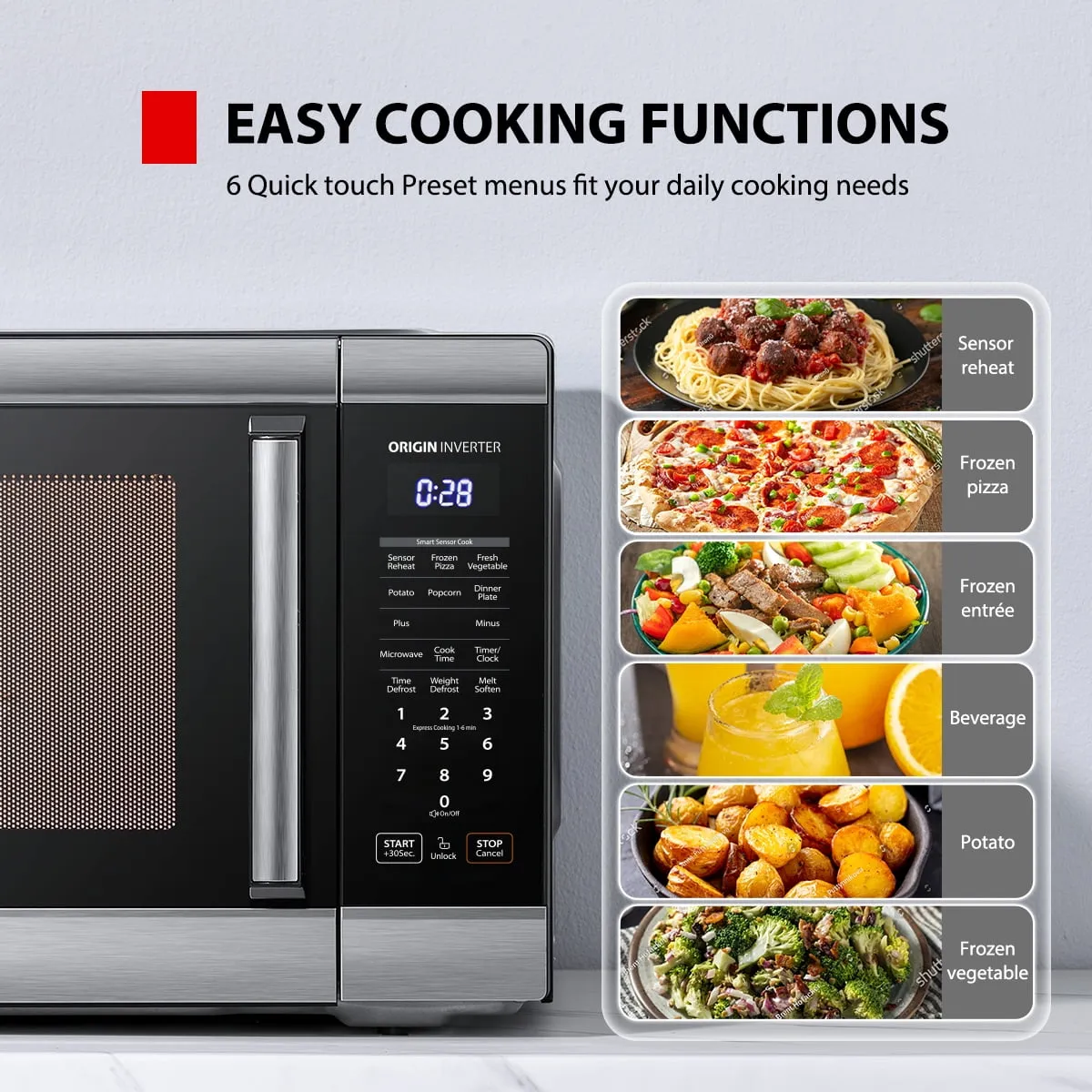 Toshiba 2.2 Cu. Ft. Stainless Steel Microwave Oven - Kaedas