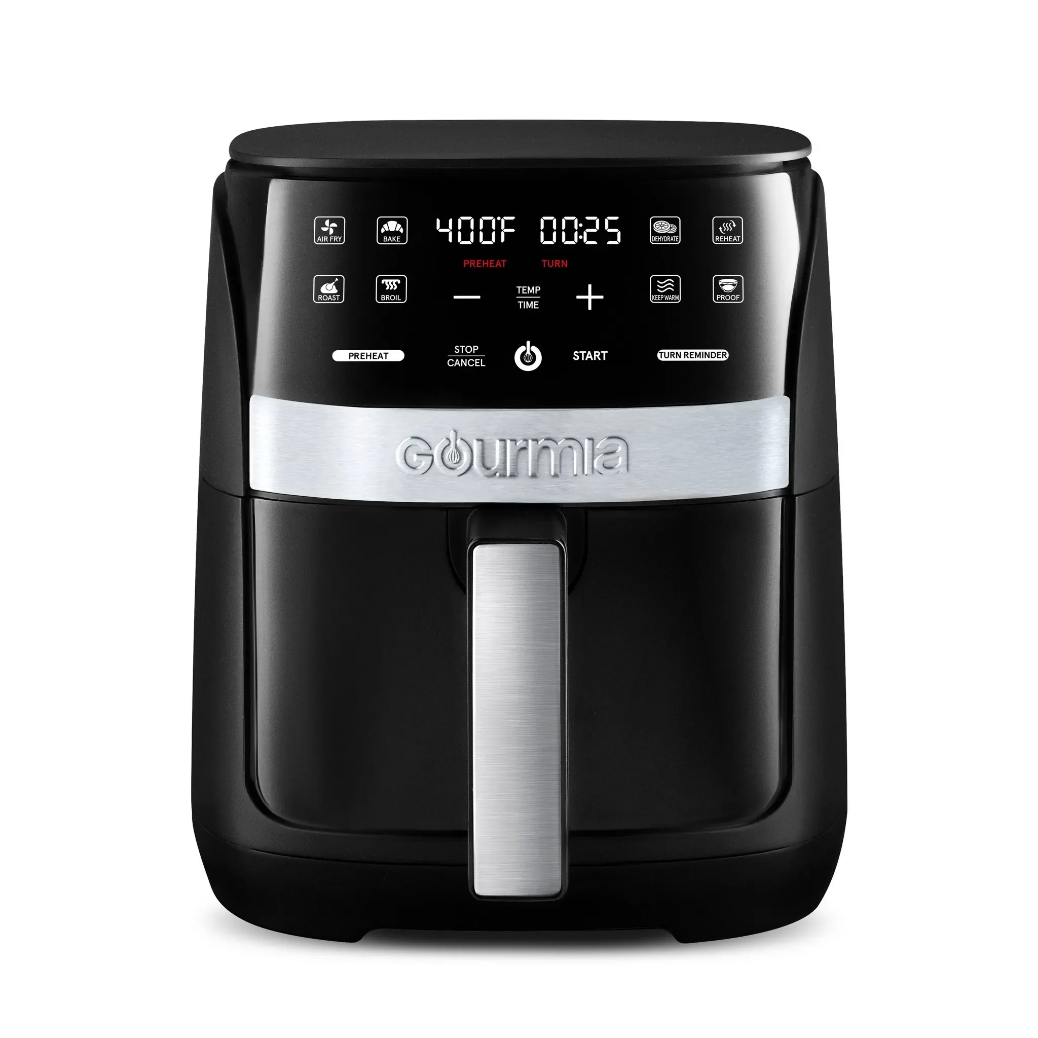 3qt Digital Air Fryer with 8 Presets & Guided Cooking - Kaedas