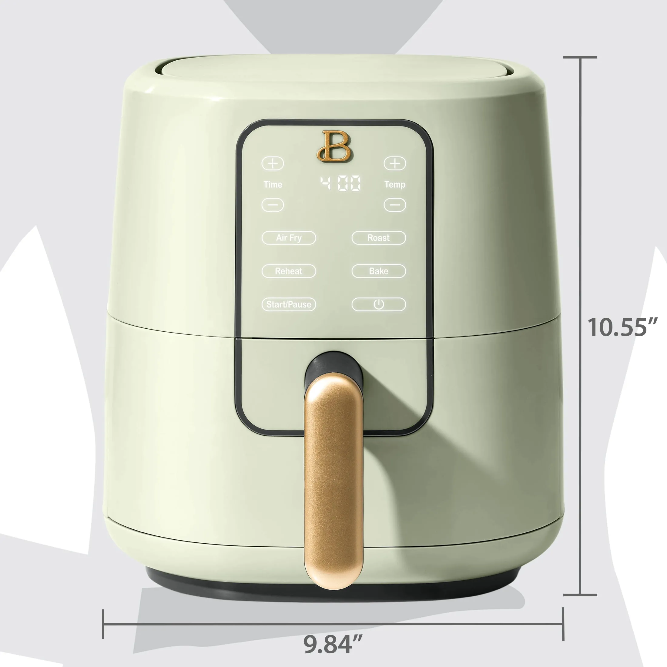 3 Qt Air Fryer with TurboCrisp Technology, Sage Green - Kaedas