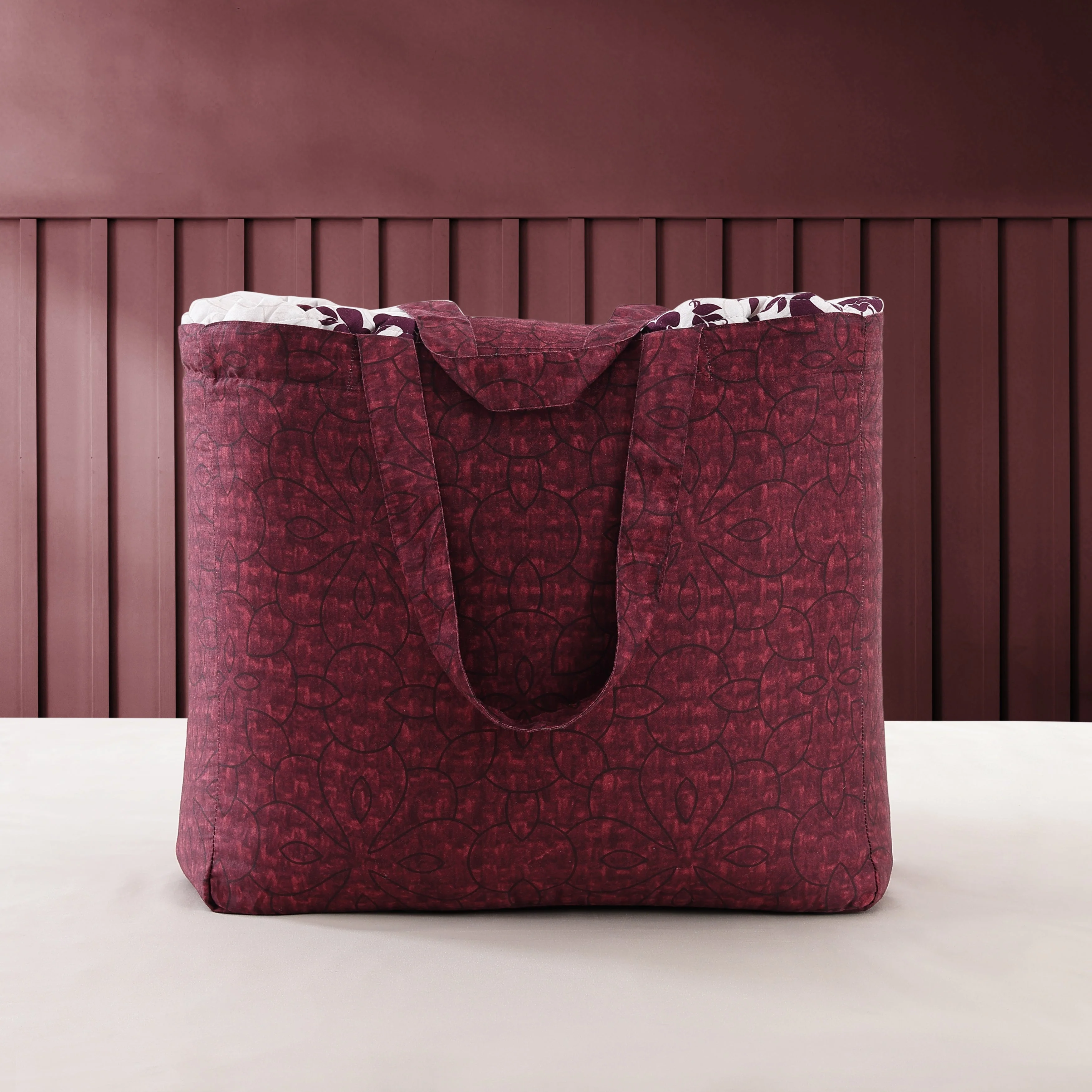 Bebejan Rosewood Harmony 3 Piece Reversible Quilted Coverlet Set - Kaedas