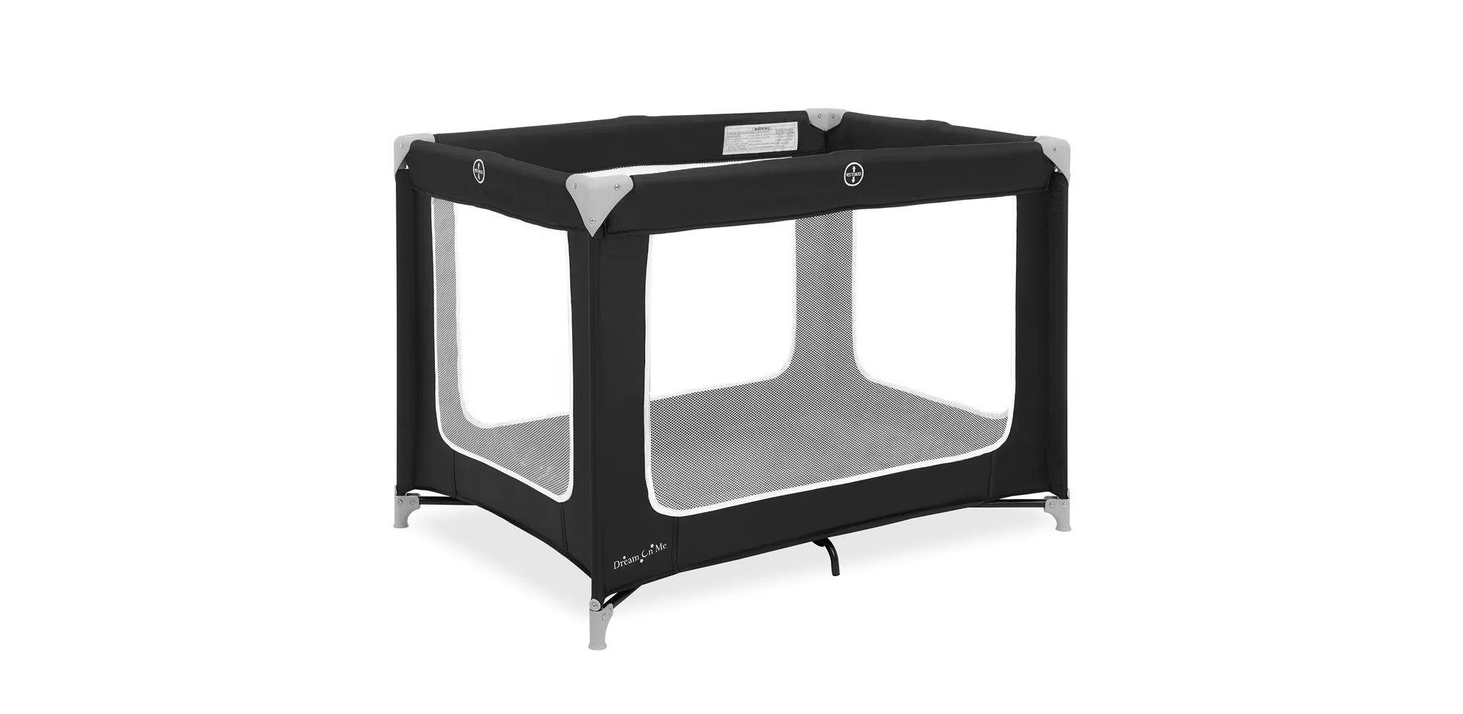 Zoom Portable Playard, Black - Kaedas