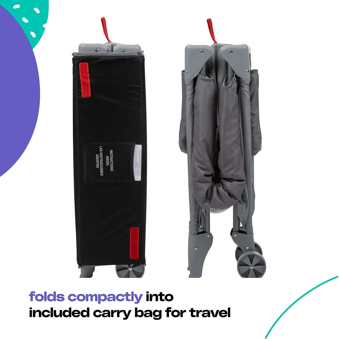 Funsport Portable Compact Baby Play Yard - Elephant Squares - Kaedas