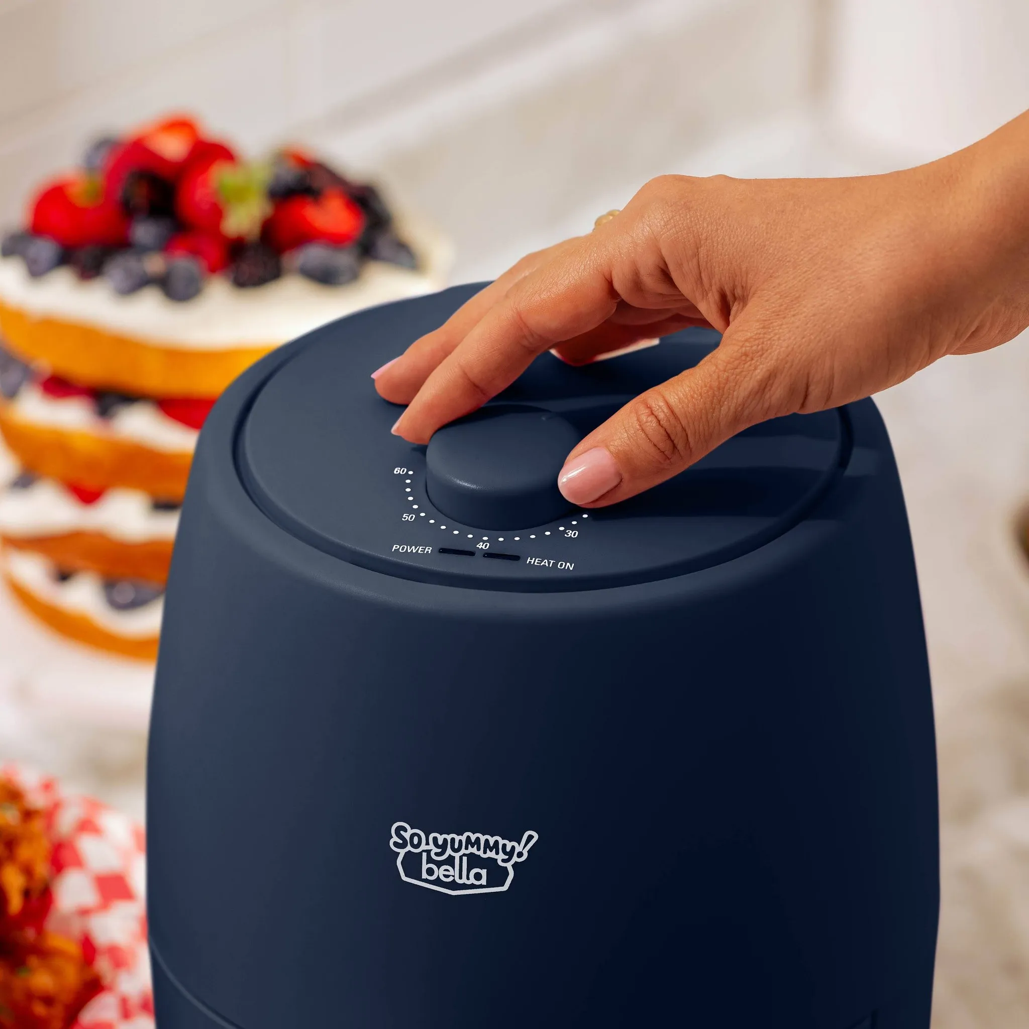 2qt Air Fryer - Navy - Kaedas