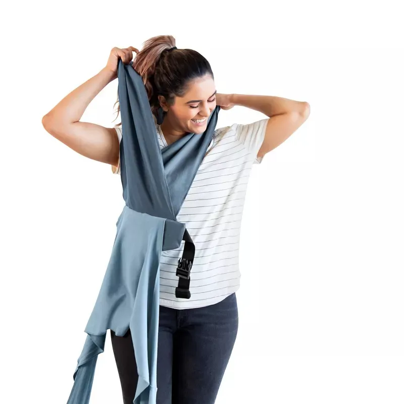 Easy Wrap Baby Carrier - Sea Spray Blue - Kaedas