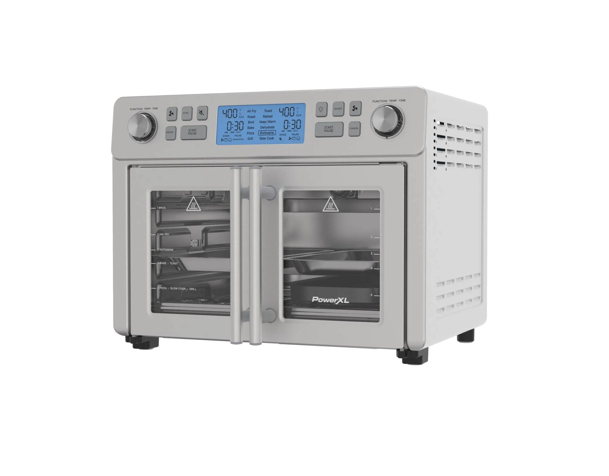 25L SmartSynx Duplex French Door Toaster Oven and Air Fryer - Kaedas