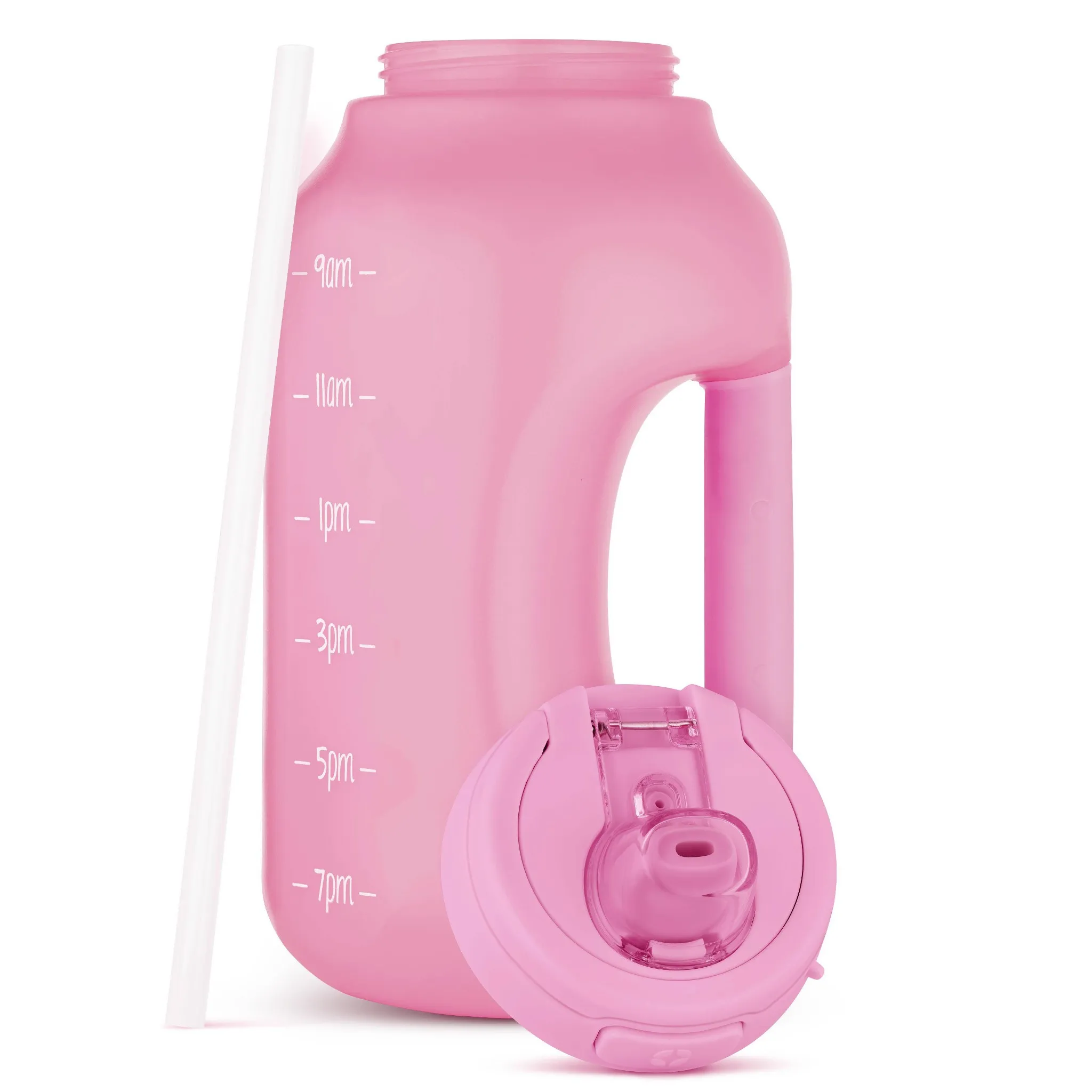 64oz Water Bottle with Bag - Pink Daisy - Kaedas