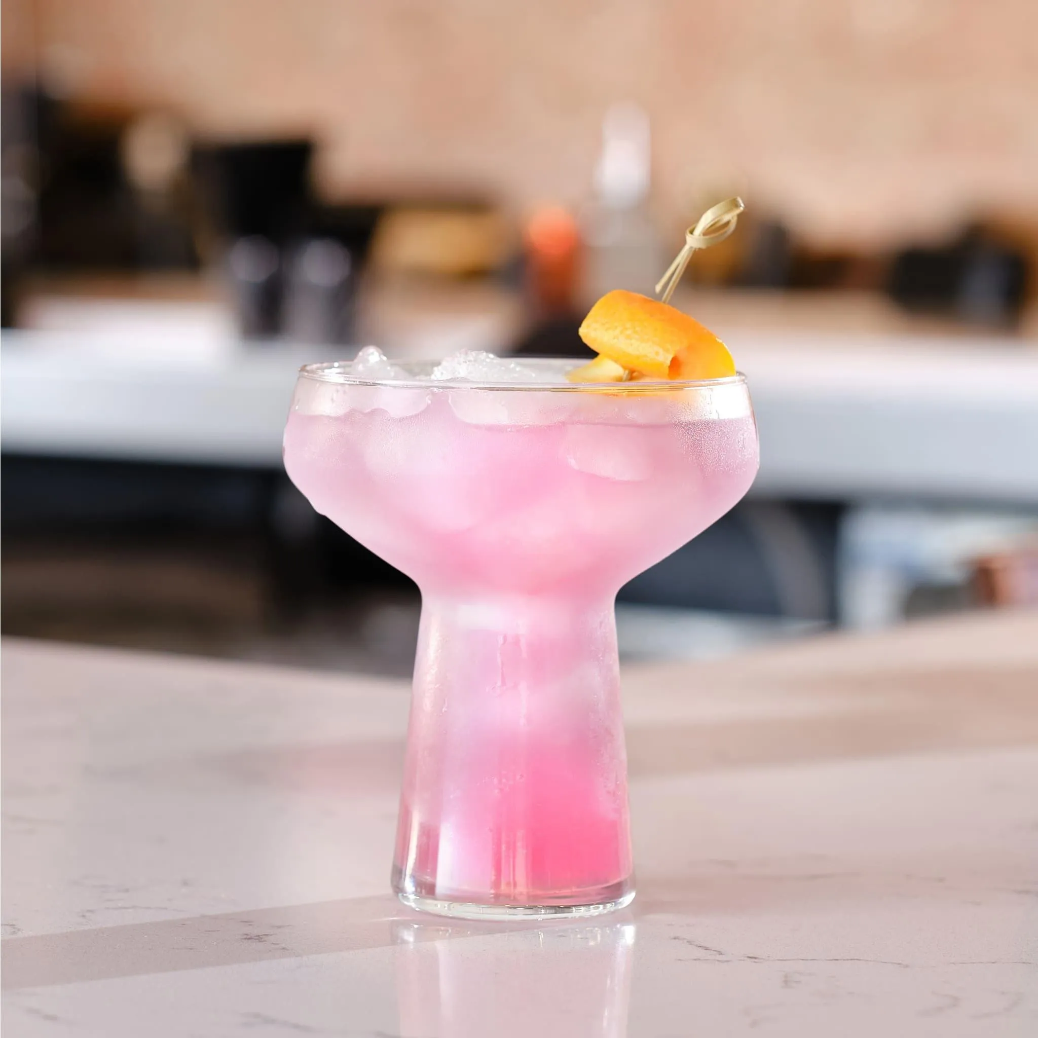 Large Stemless Margarita Glass, 14 ounce, Set of 4 - Kaedas