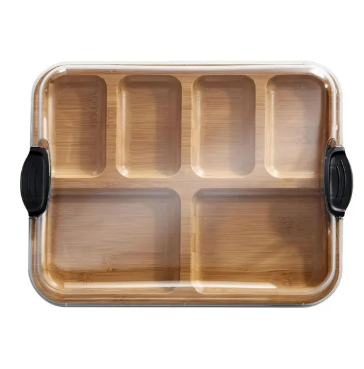 Build a Board Bamboo Serving Board Locking Lid 11