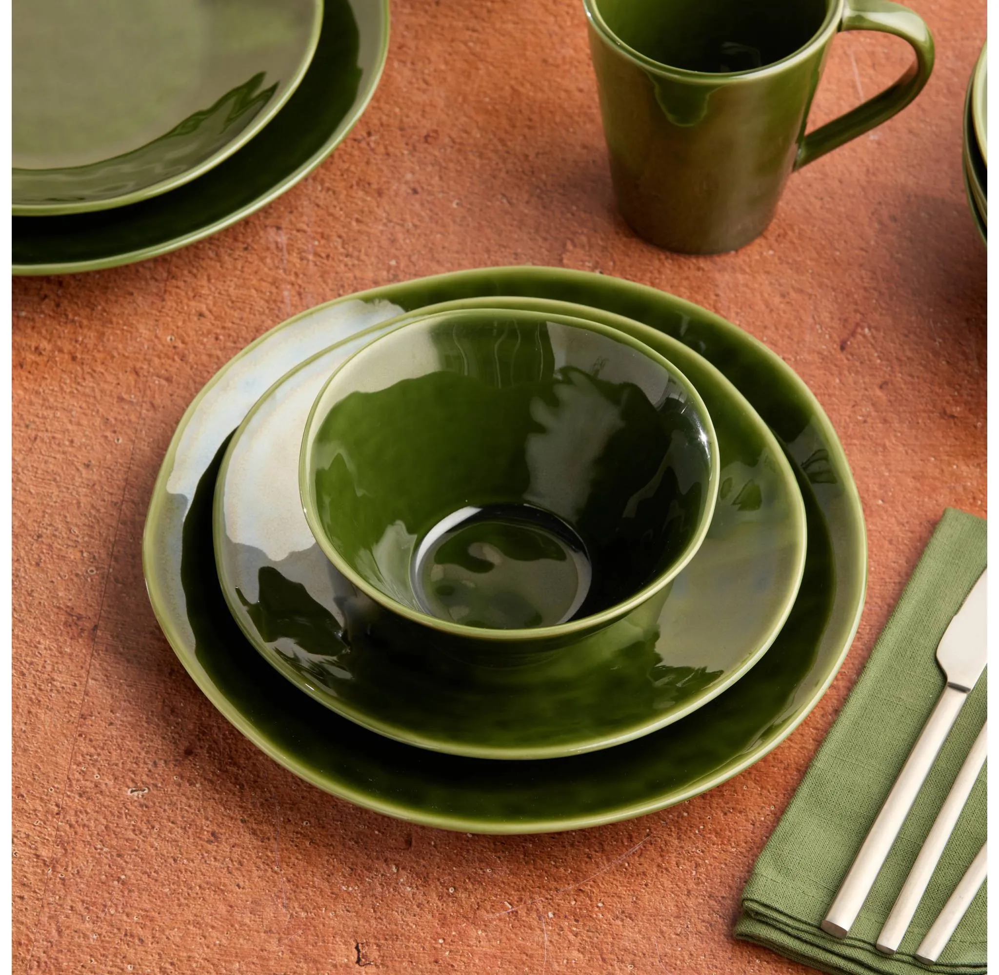 (Set of 4) 22oz Ice Cream Bowls Verde - Kaedas