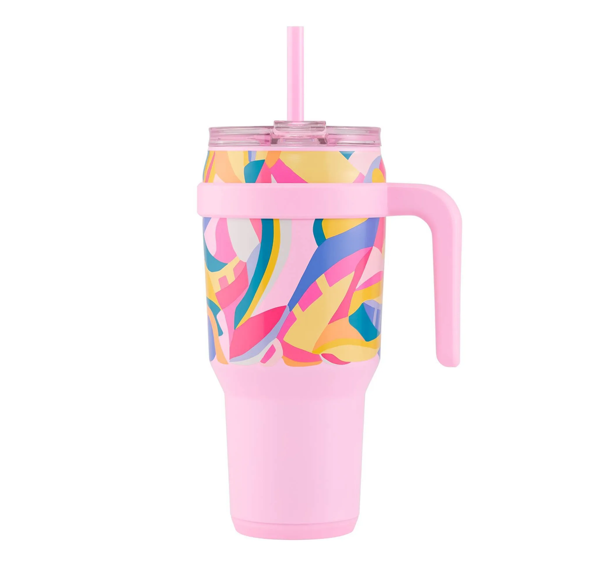 40oz Cold1 Vacuum Insulated Stainless Steel Straw Tumbler Mug - Paradise Pink - Kaedas