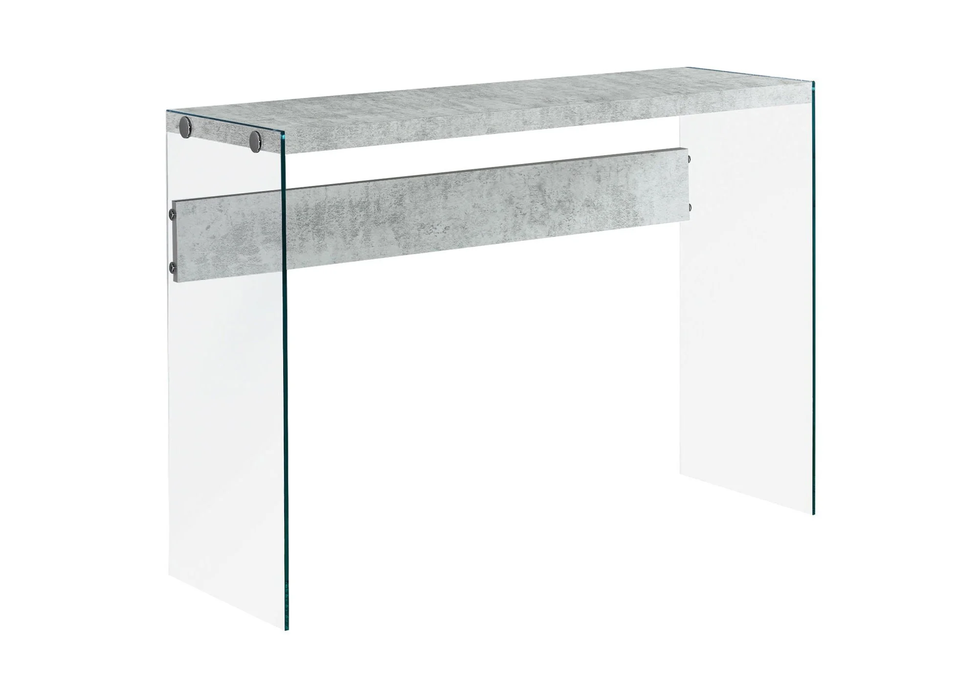Accent Console Table for Entryway, Glossy Spacious Surface - Kaedas