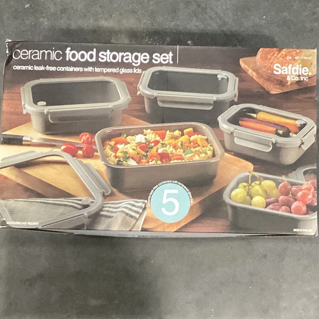 10 piece Ceramic Food Storage - Kaedas