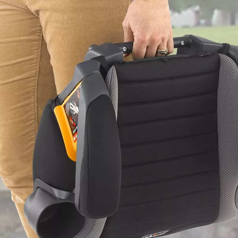 Chicco GoFit Backless Booster Car Seat | Grey Shark - Kaedas