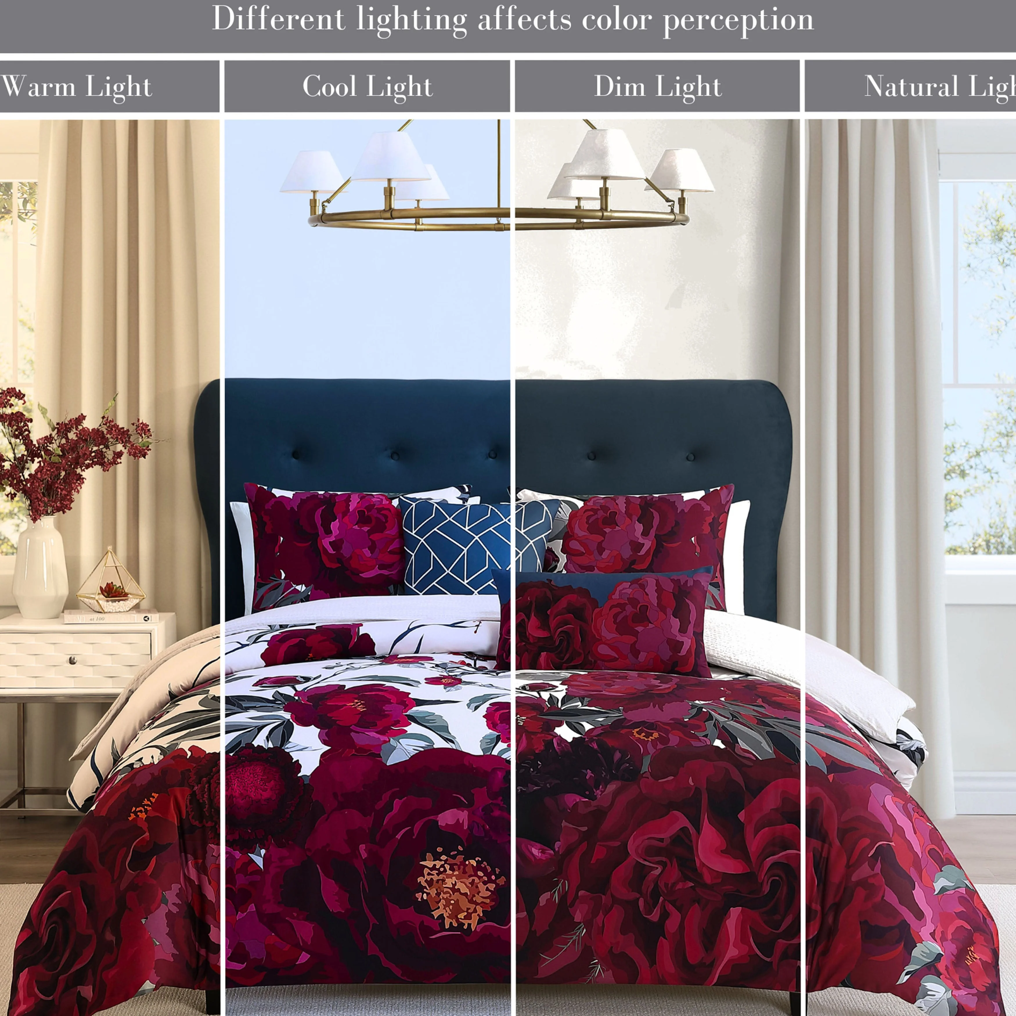 Bebejan Zinnia 5 Piece Reversible Comforter Set - Kaedas