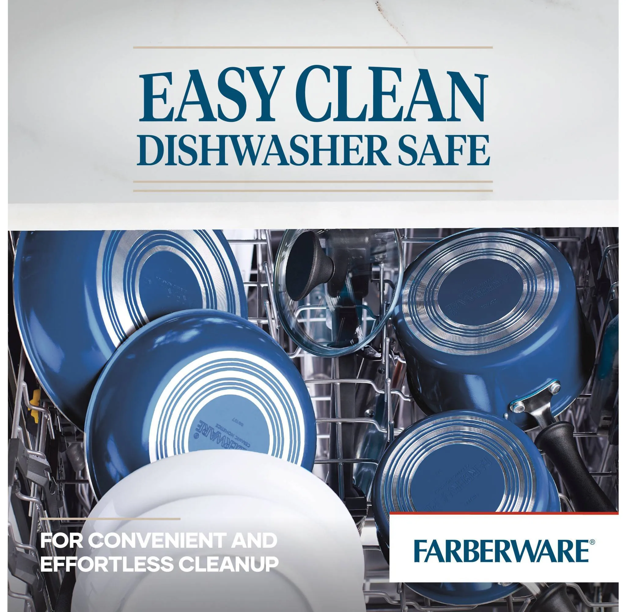 Reliance 12pc Nonstick Aluminum Cookware Set with Prestige Tools Blue: Pot & Pan Set, Dishwasher-Safe, Gas Compatible - Kaedas