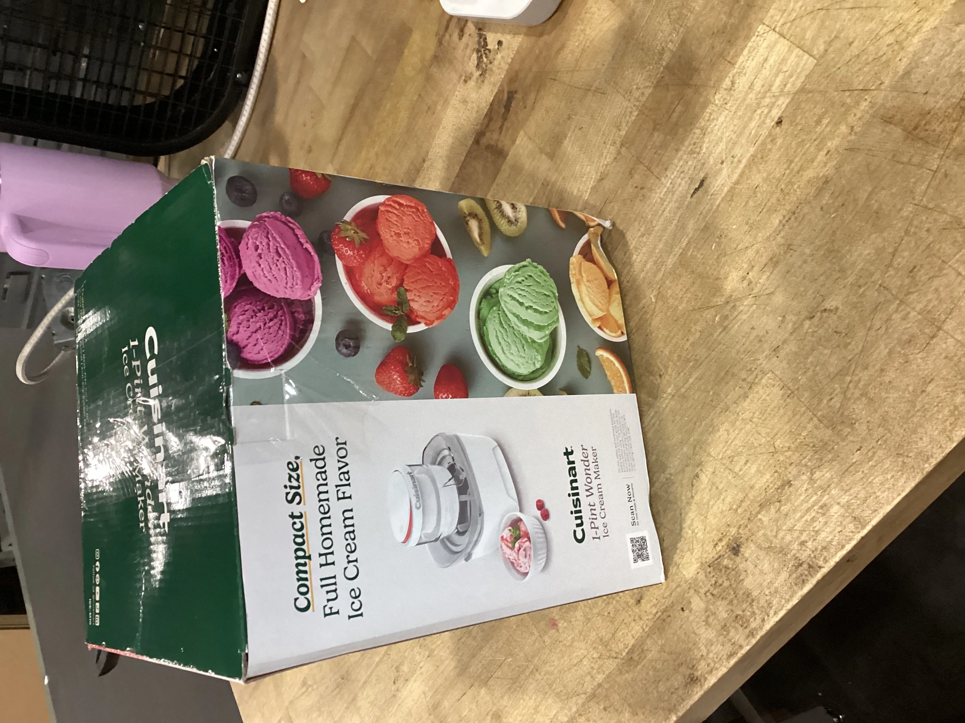 1 Pint Wonder Ice Cream Maker Vanilla (See Description) - Kaedas