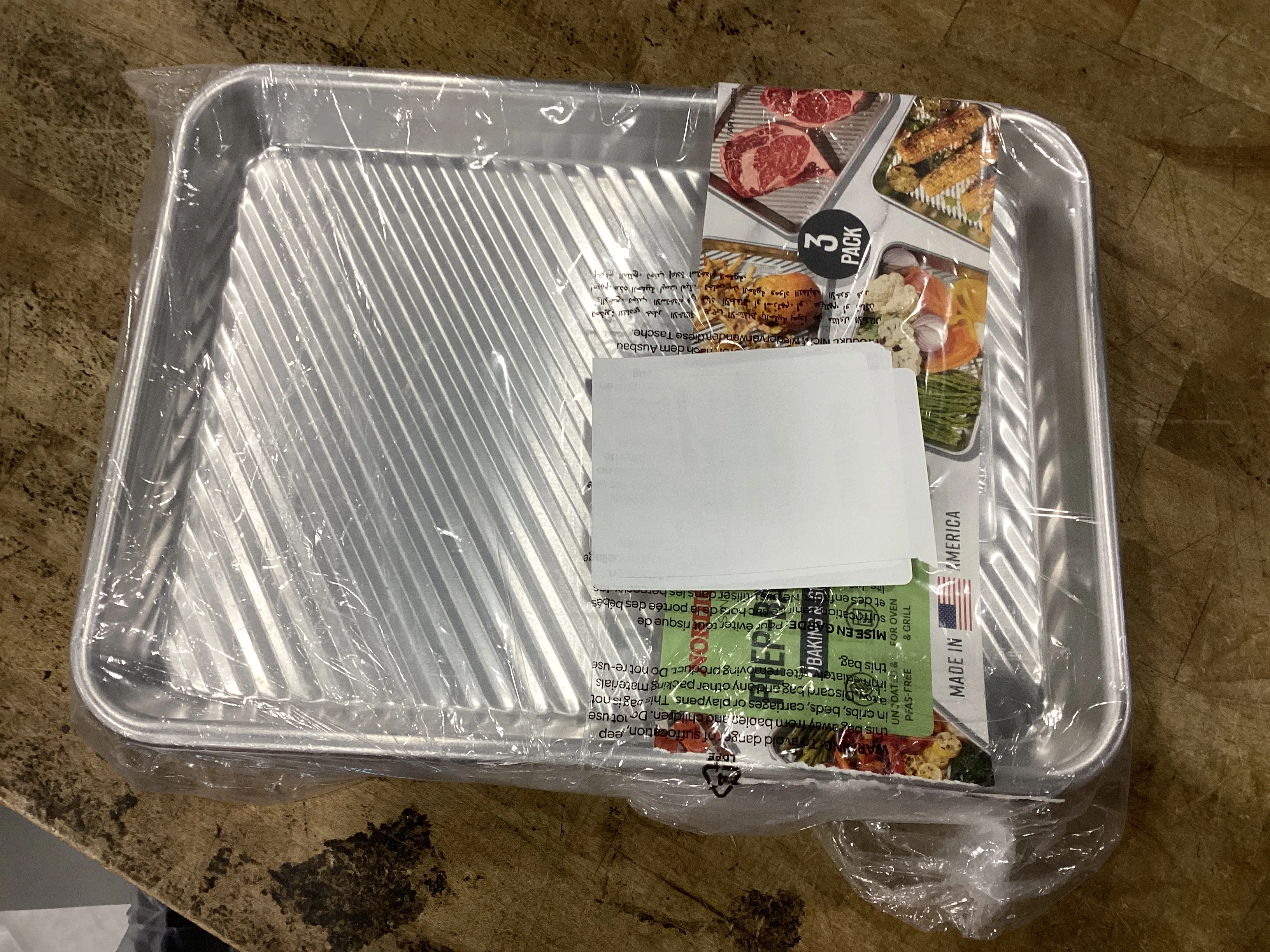 NORDIC WARE 1/4 Sheet Pan Set - 3 Pack - Kaedas