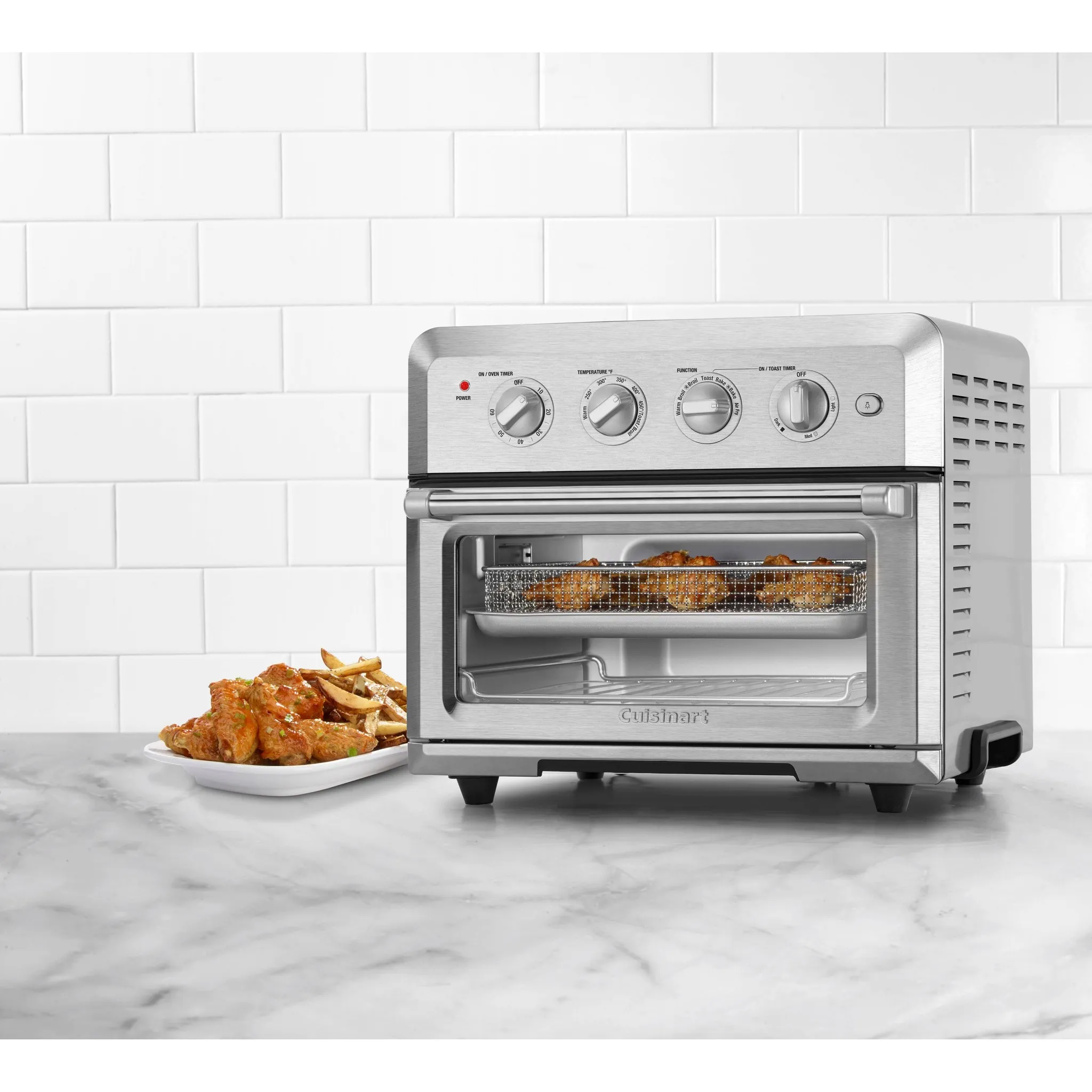 1800W Air Fryer Toaster Oven Stainless Steel Finish- TOA55 - Kaedas