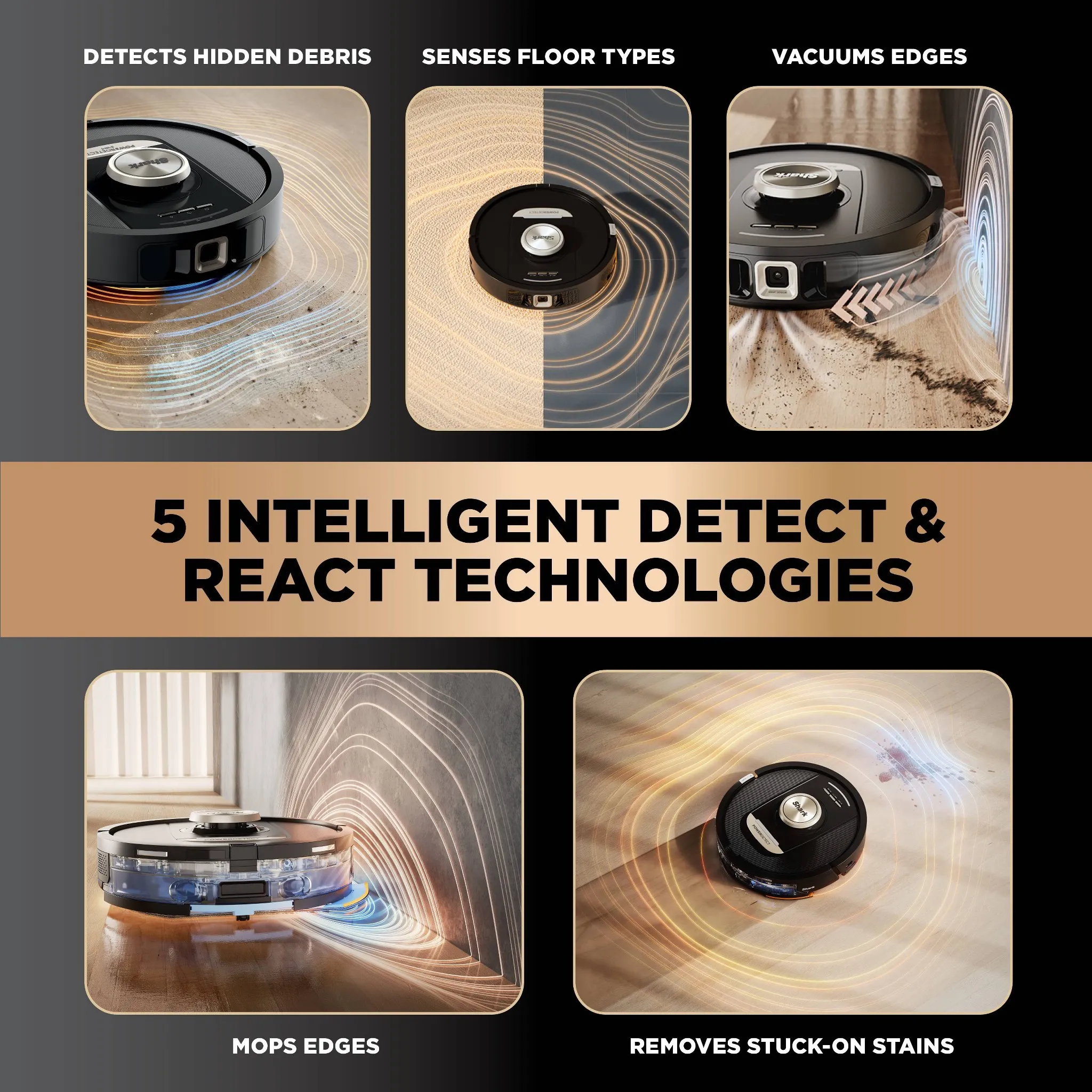 Power Detect 2-In-1 Robot Vacuum And Mop With NeverTouch Pro Base - RV2820ZE - Kaedas