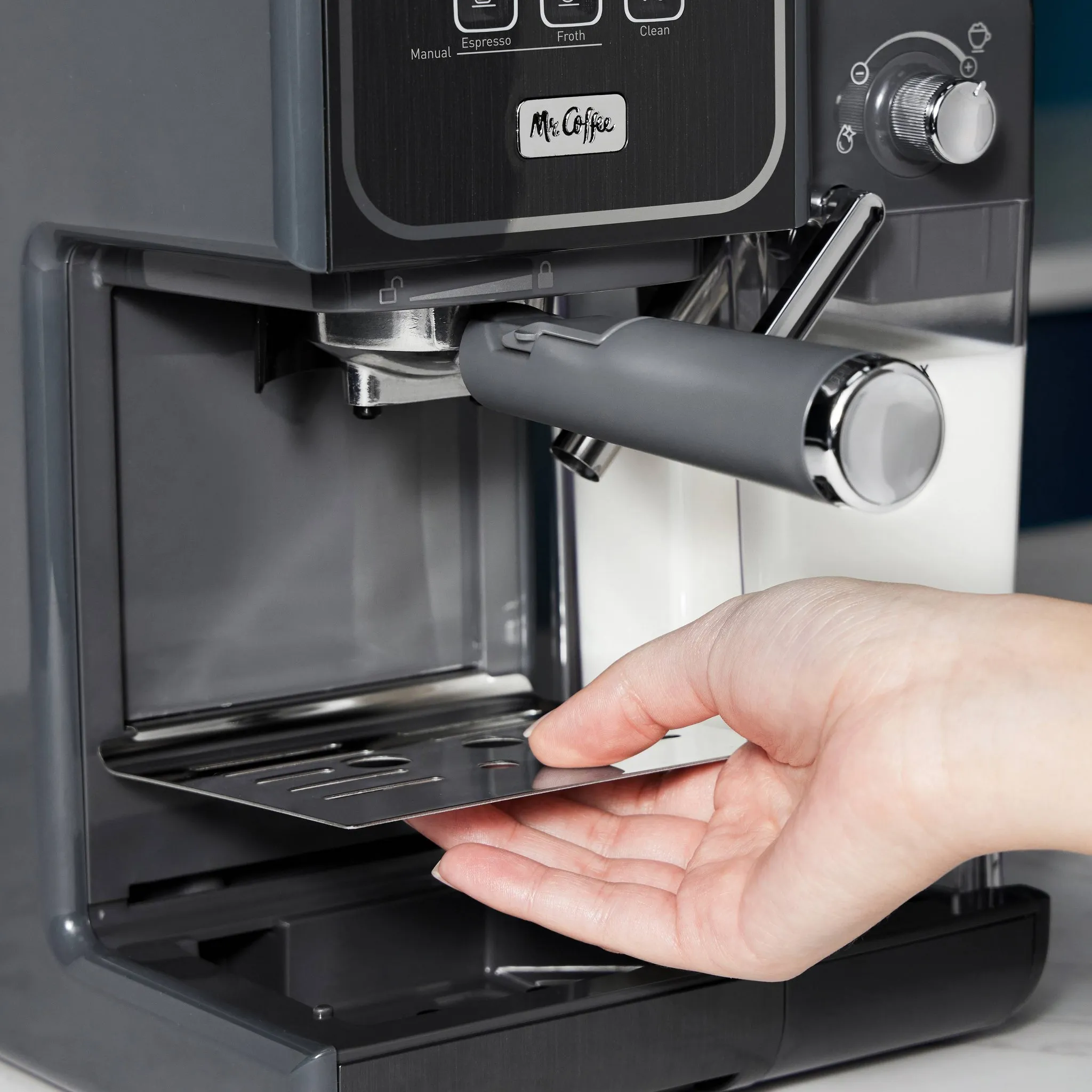 One-Touch Coffeehouse Espresso Cappuccino & Latte Maker Black - Kaedas