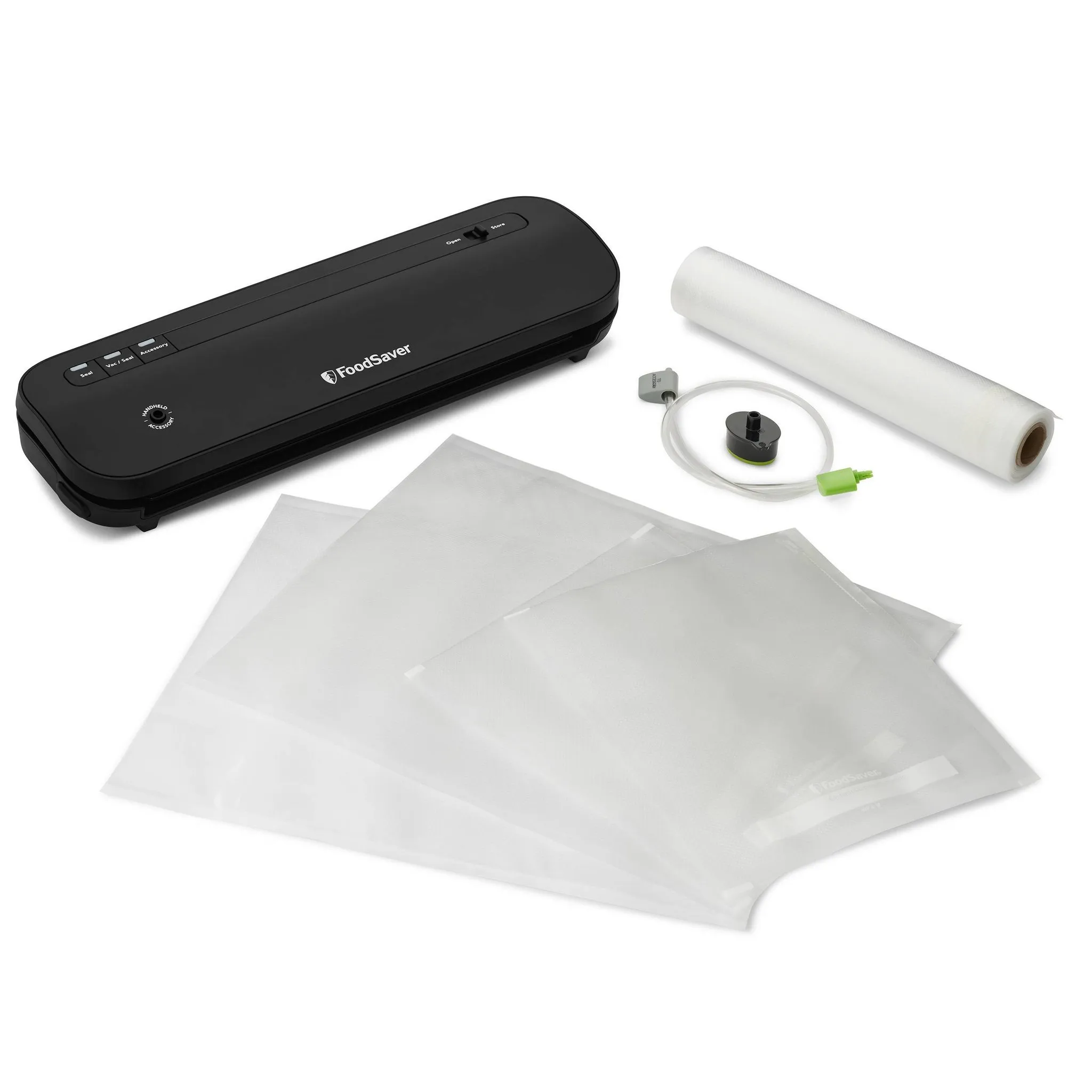FoodSaver Space-Saving Vacuum Sealer with Bags (See Description) - Kaedas
