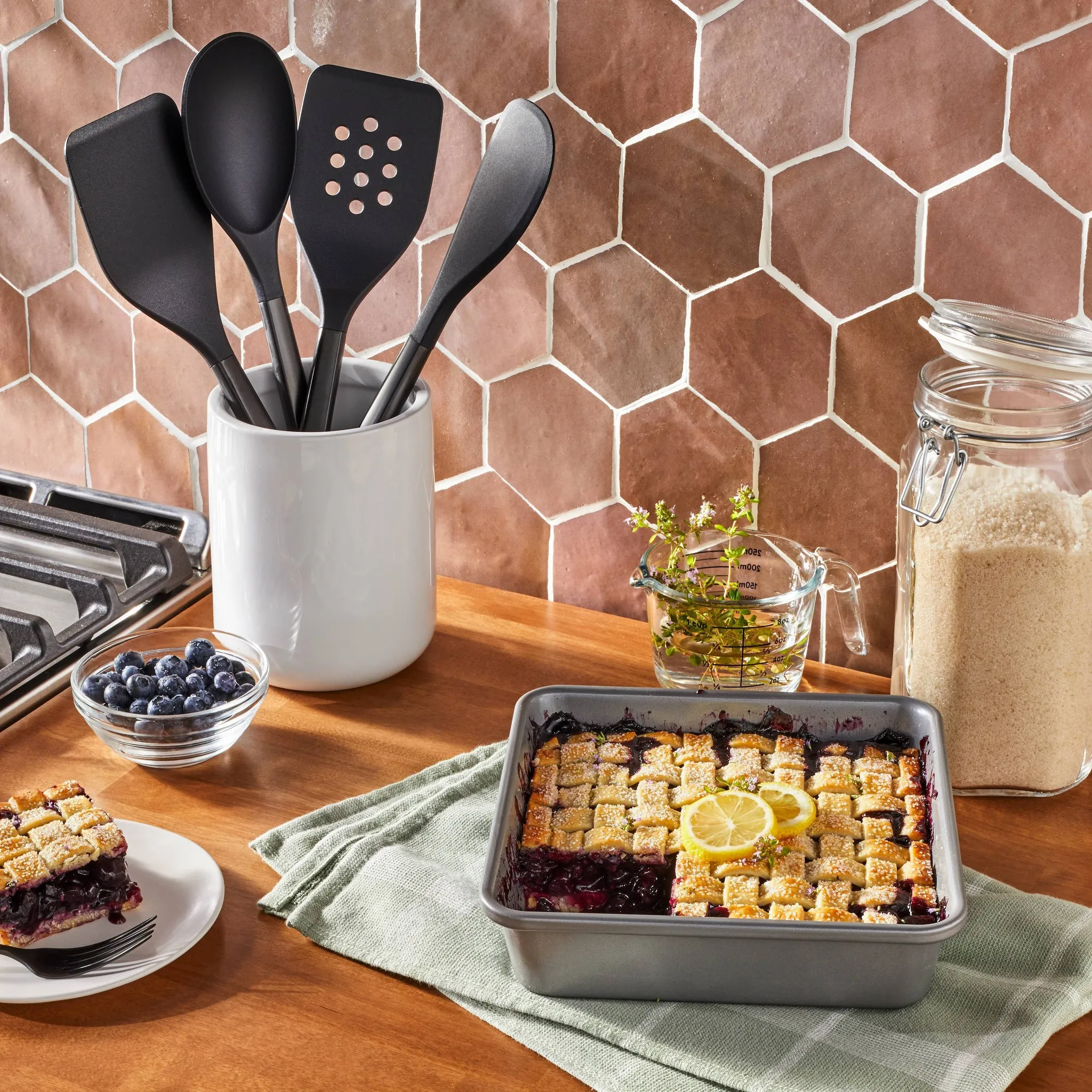 4pc Stainless Steel/Nylon Kitchen Utensil Set - Kaedas