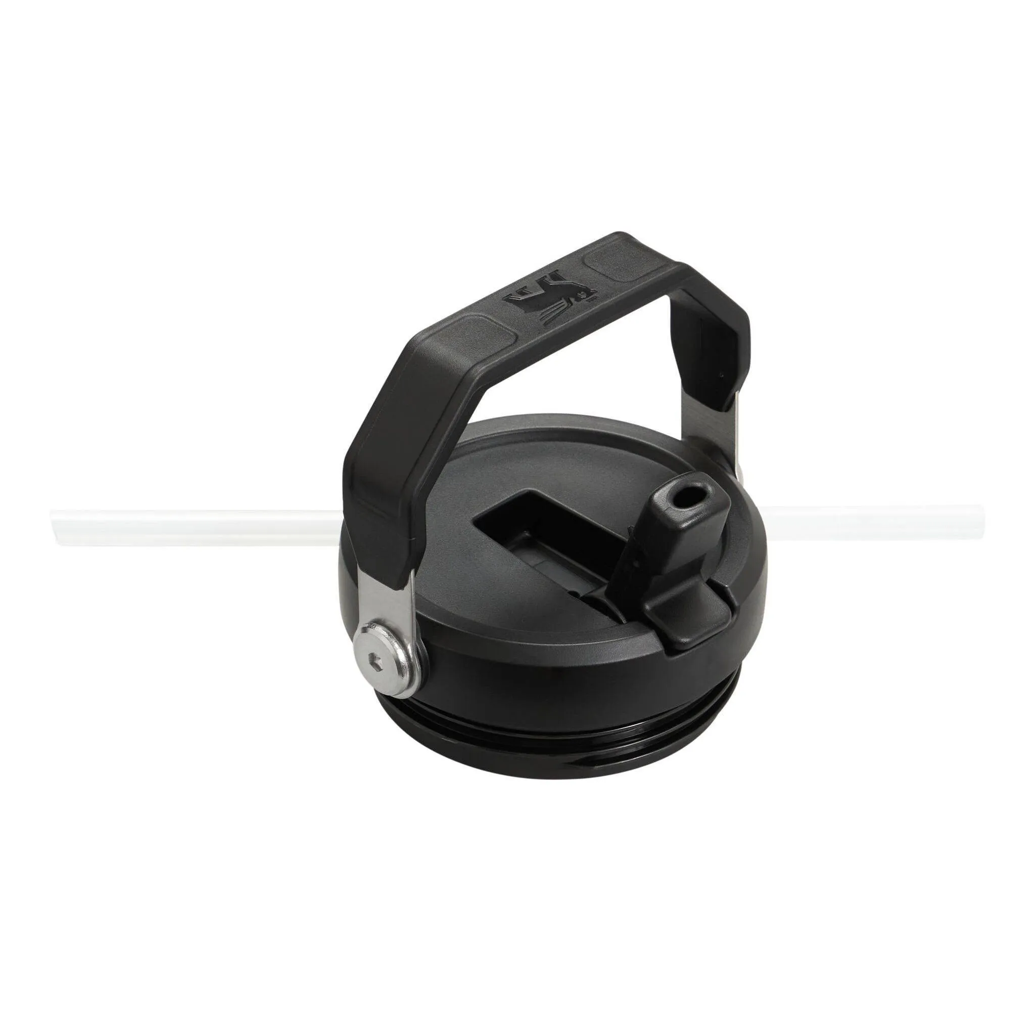 20 oz Stainless Steel Ice Flow Flip Straw Tumbler Black 2.0 - Kaedas