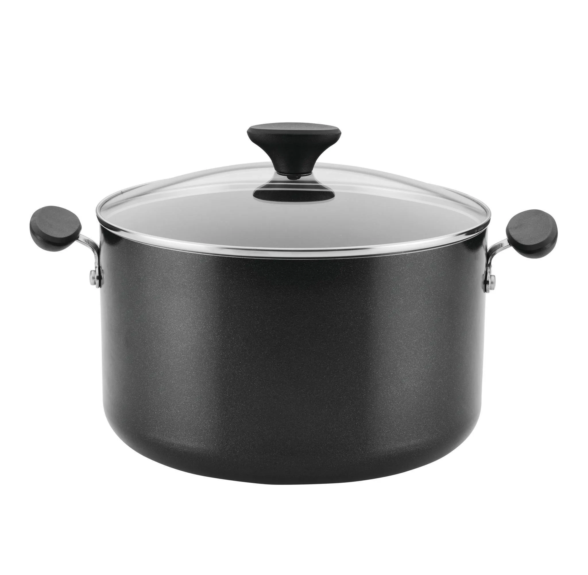 8qt Nonstick Stock Pot With Tempered Glass Lid - Kaedas