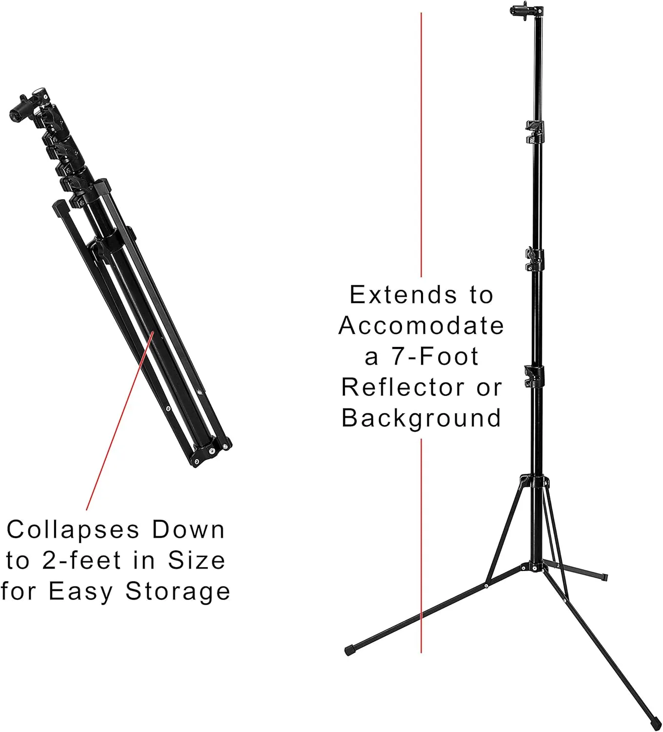 Fotodiox 5'x7' Collapsible Chromakey Green + Blue 2-in-1 Background, Backdrop kit w/Stand Support Green + Blue 5x7in - Kaedas
