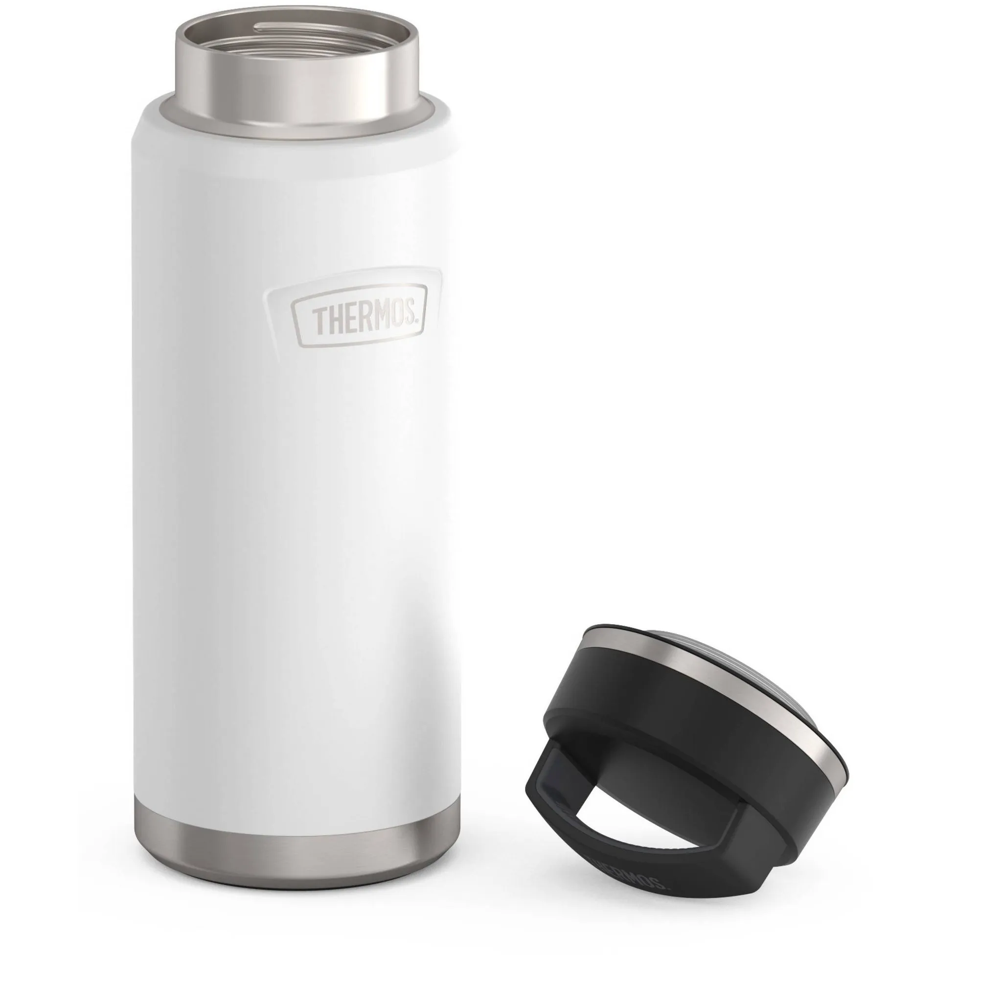 40oz Stainless Steel Wide Mouth Hydration Water Bottle - White - Kaedas