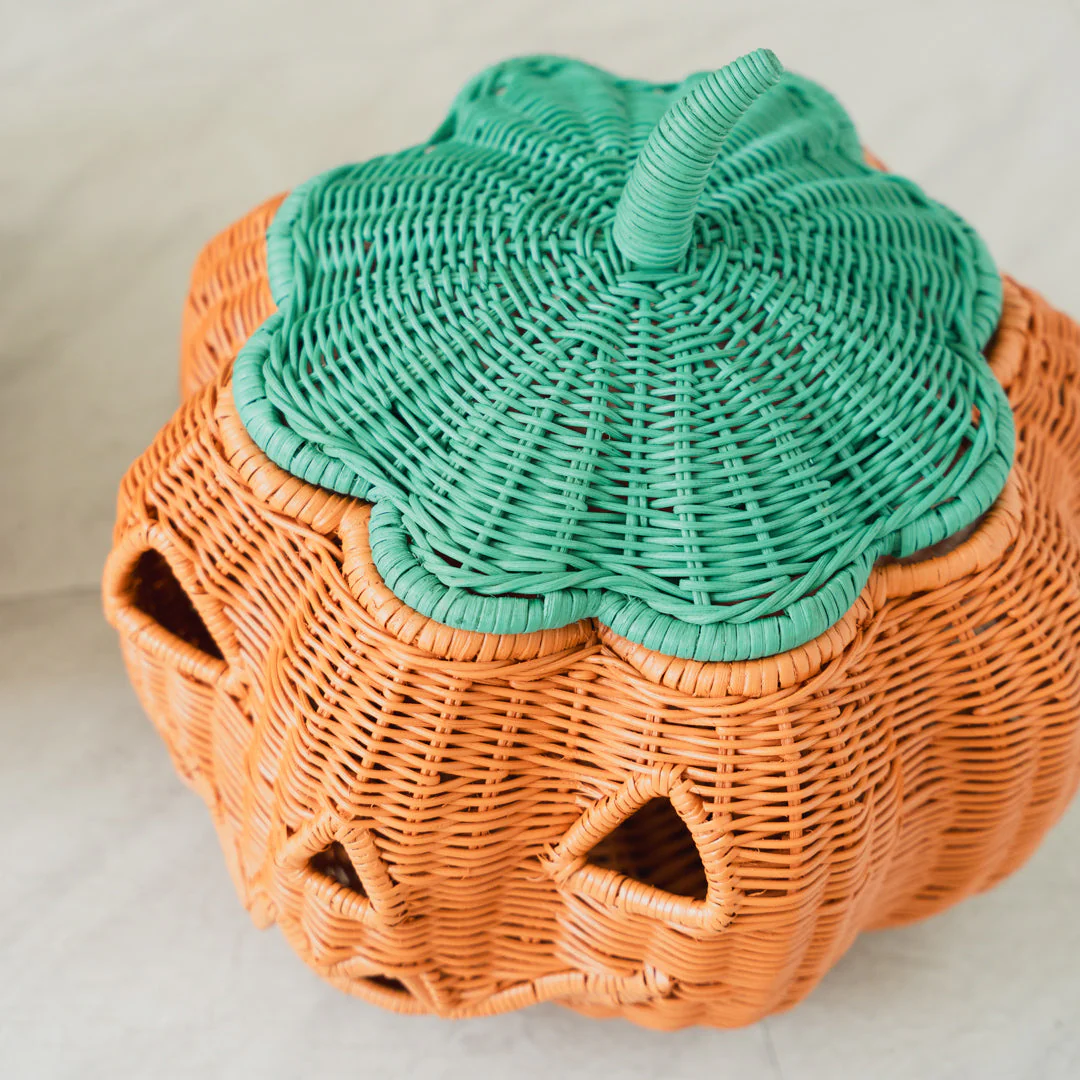 Pumpkin Face Basket - Kaedas