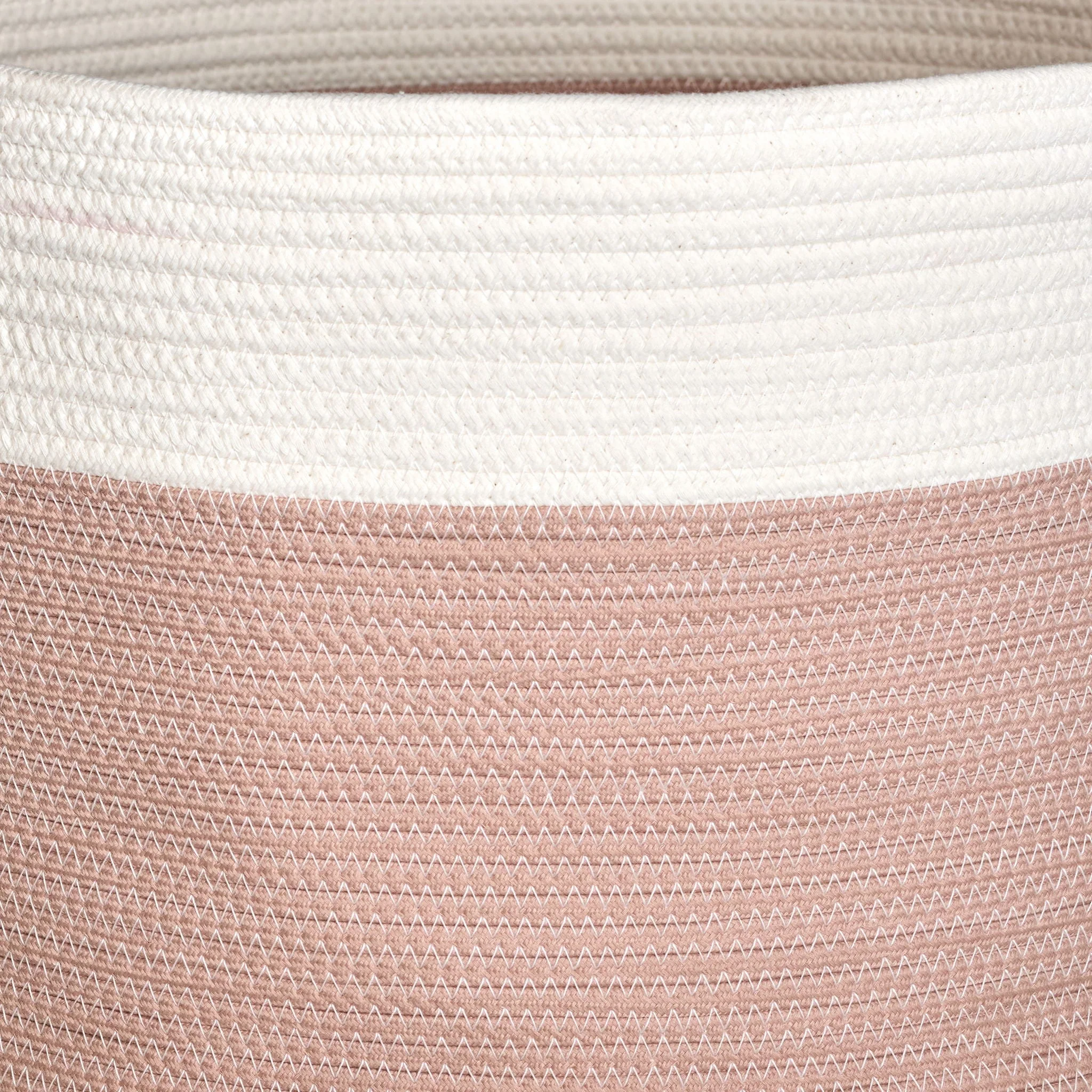 Francis - Cotton Round Laundry and Storage Basket - Kaedas