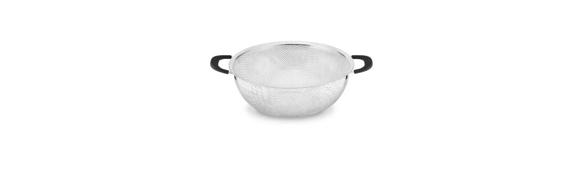 5qt Hard Mesh Colander - Silver - Kaedas