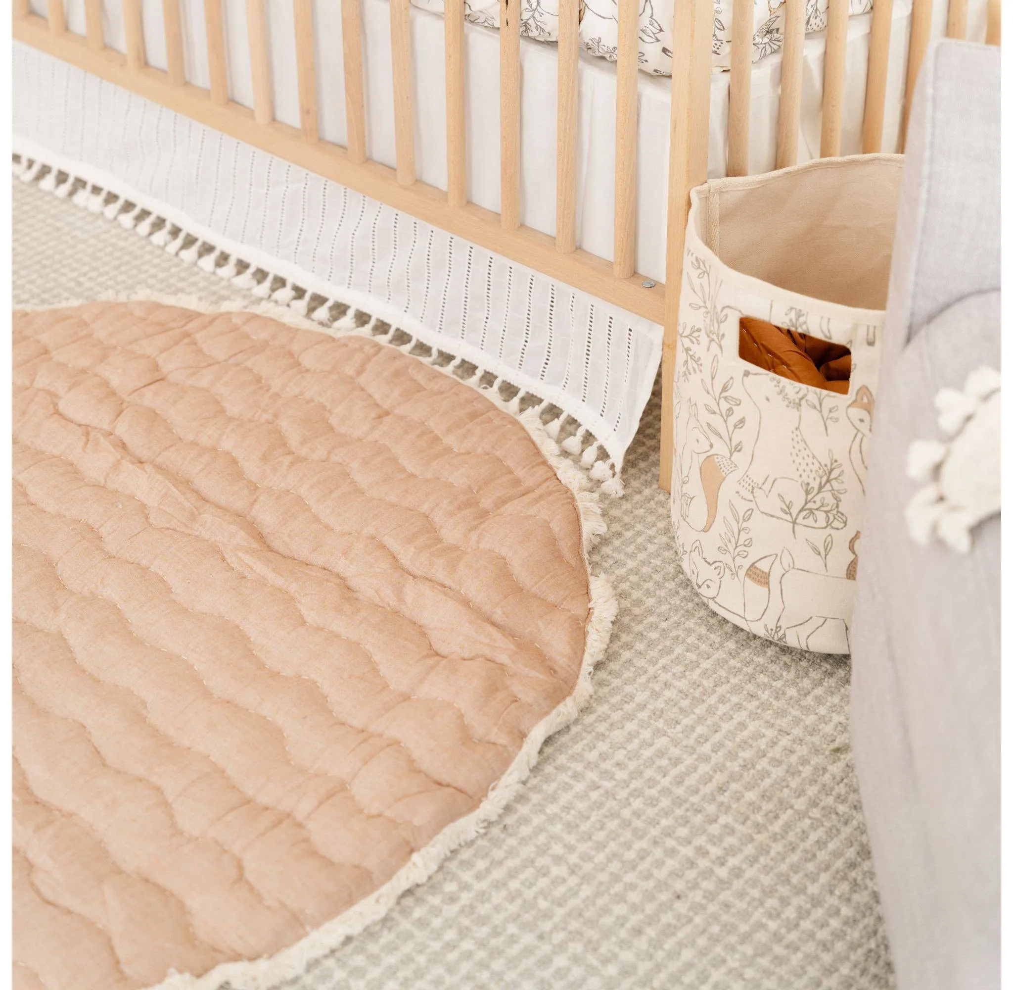 Cotton Quilted Activity Playmat - Ezra - Kaedas