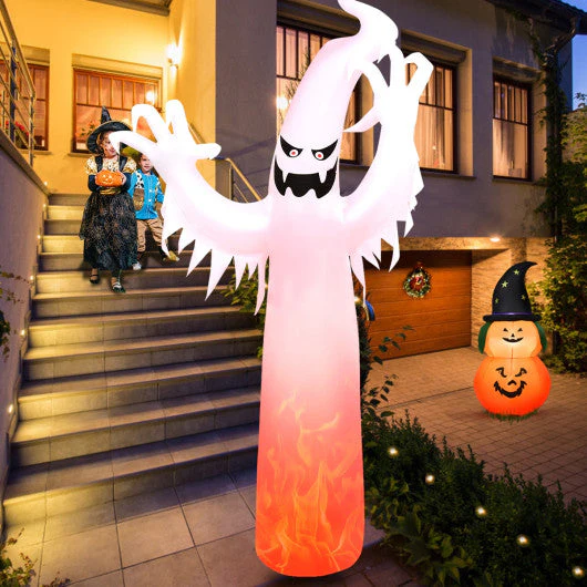12 Feet Halloween Inflatable Decoration With Built-in LED Lights - Kaedas
