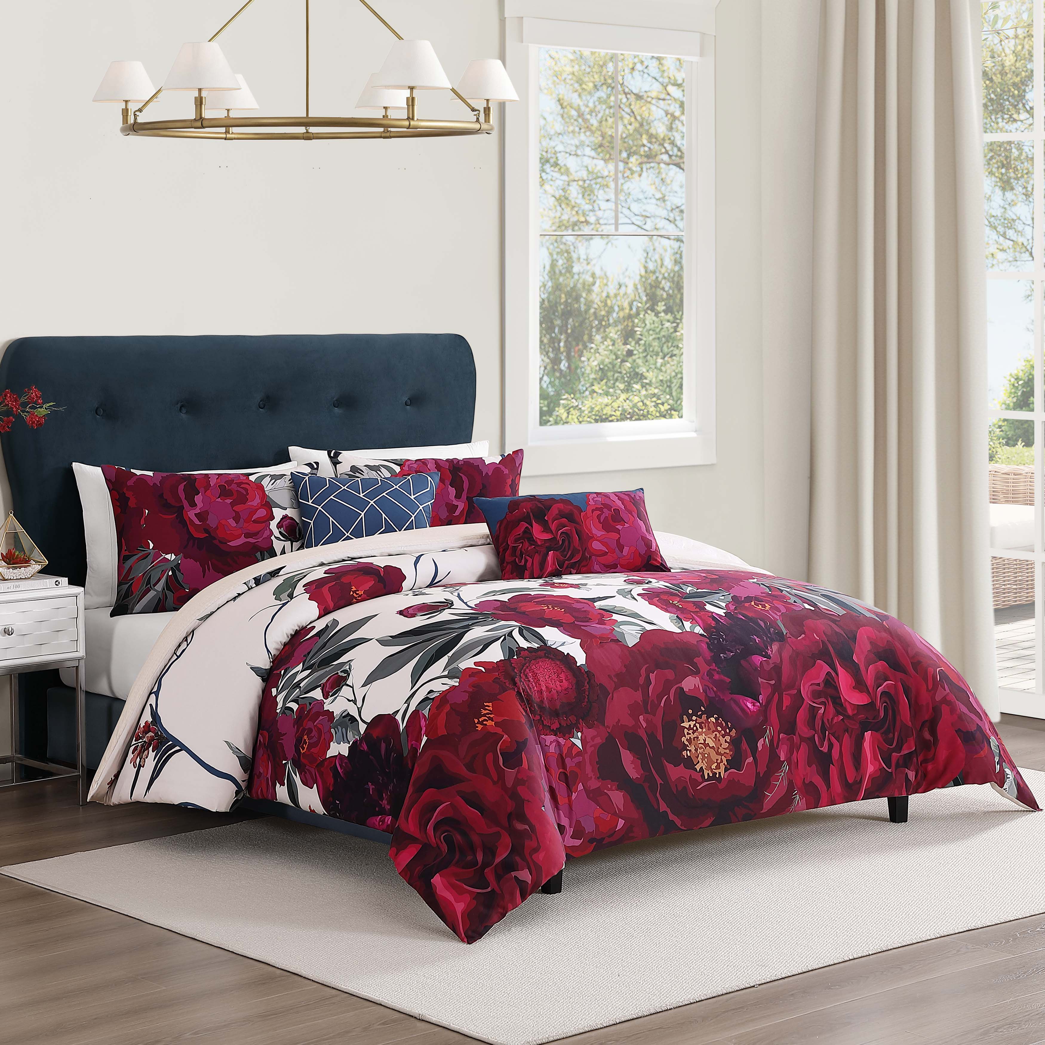 Bebejan Zinnia 5 Piece Reversible Comforter Set - Kaedas