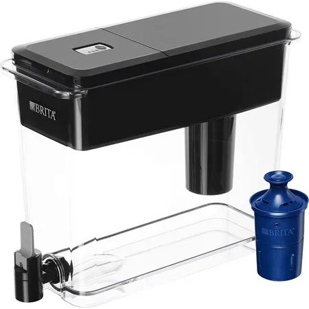 Ultra Max Water Dispenser with Longlast Filter - Extra Large 18 Cup - Black - Kaedas